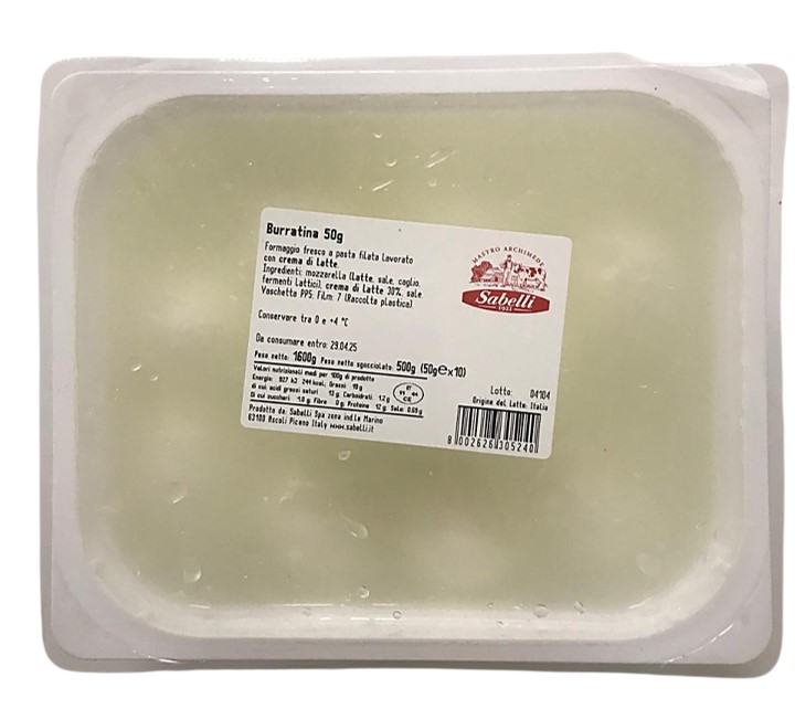 BURRATINA g50*10 SABELLI