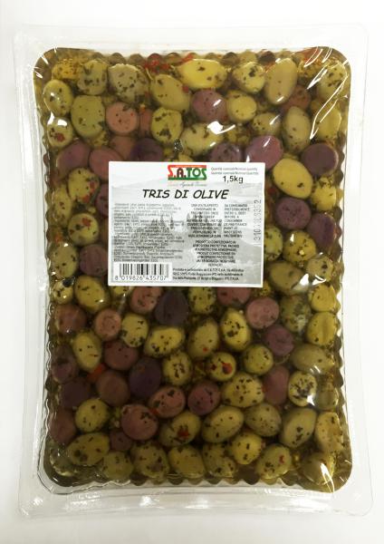 TRIS DI OLIVE CONDITE BS. 1,5