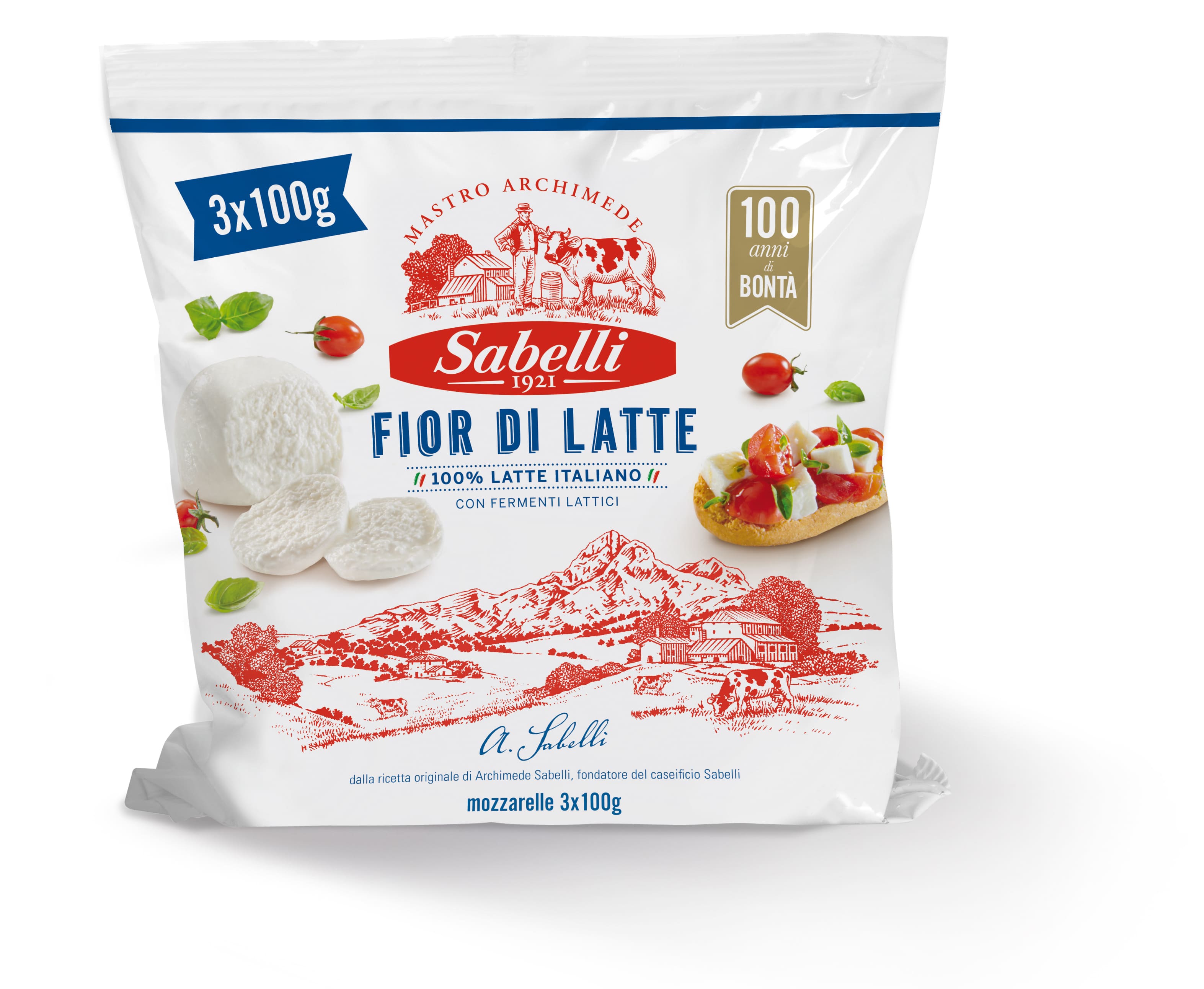 MOZZ. fior di rugiada tris gr.100*3