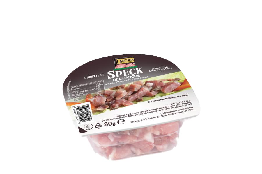 CUBETTI DI SPECK g80 BECHER