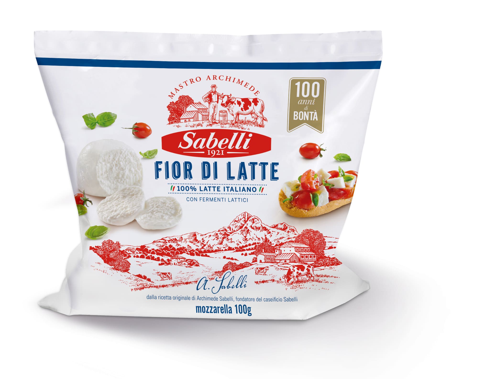 MOZZARELLA FIOR DI LATTE busta g100