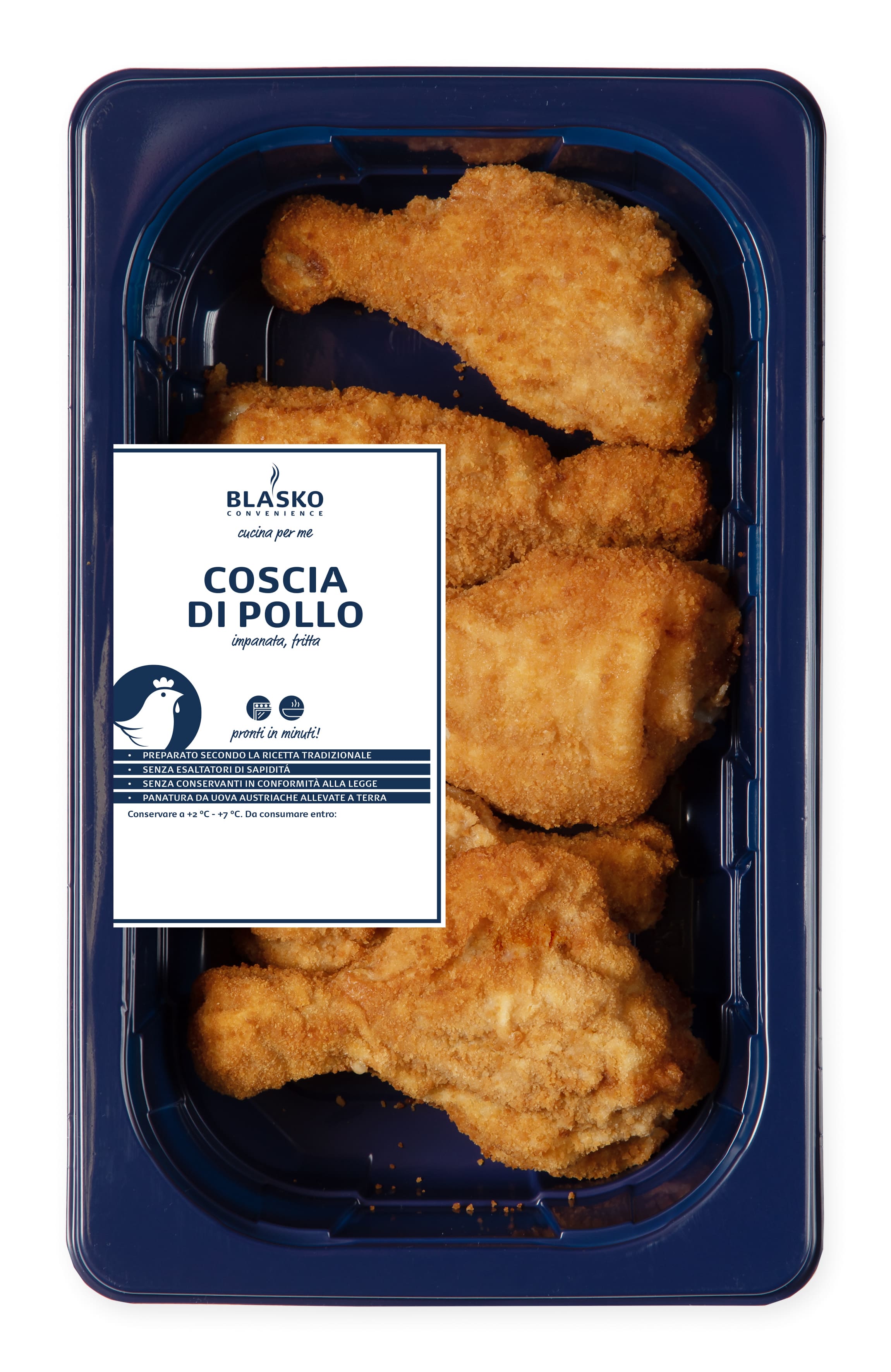 COSCIA DI POLLO FRITTA g550**