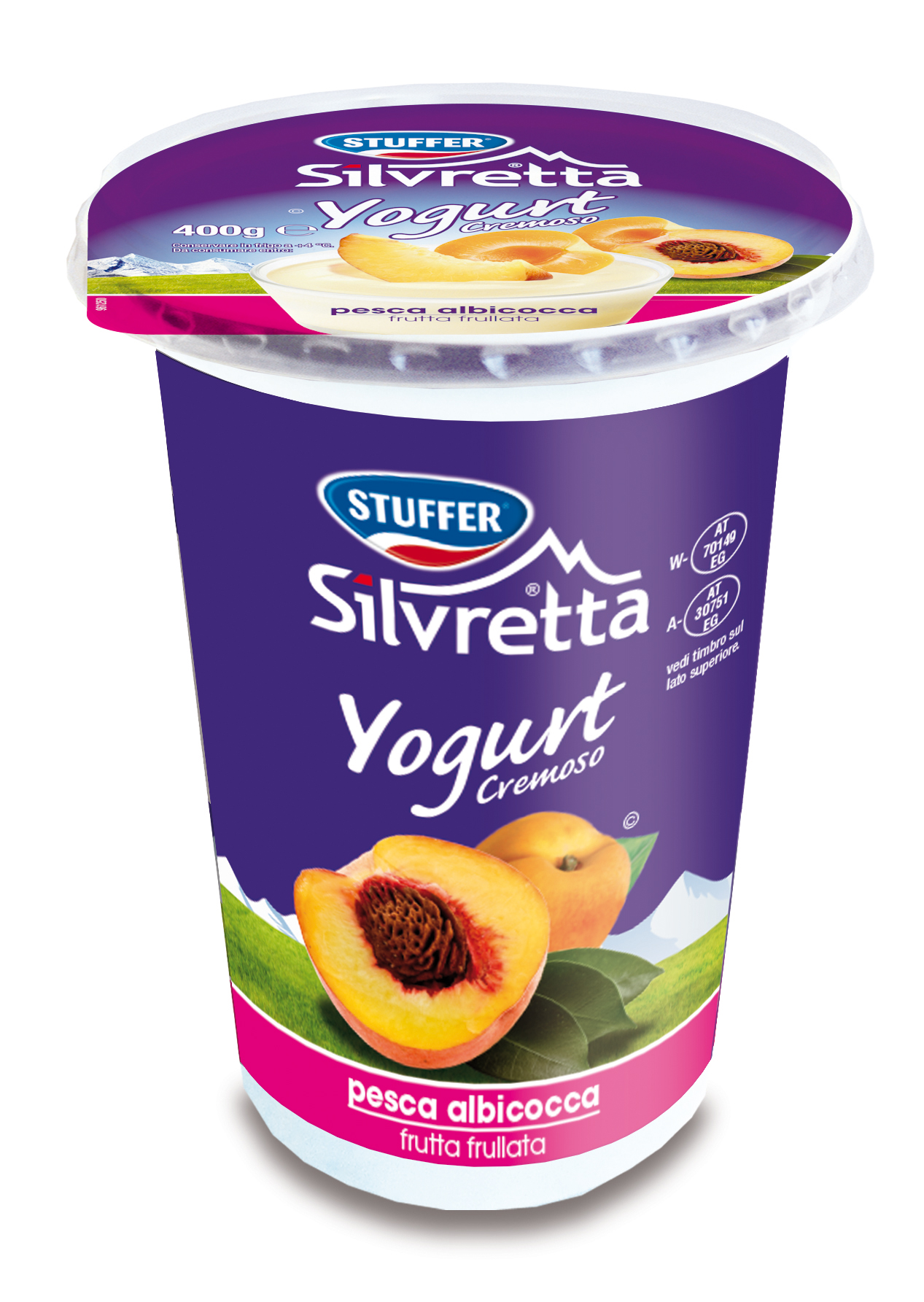 YOG. CREM.PESCA/ALBIC.FRULLATA g400