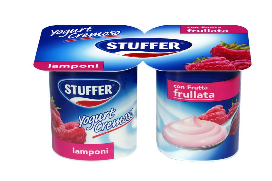 YOGURT FRULLATA LAMPONI g125x2