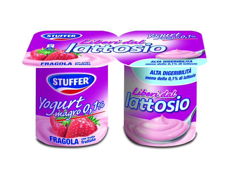 YOGURT FRAGOLA S/LATTOSIO g125x2