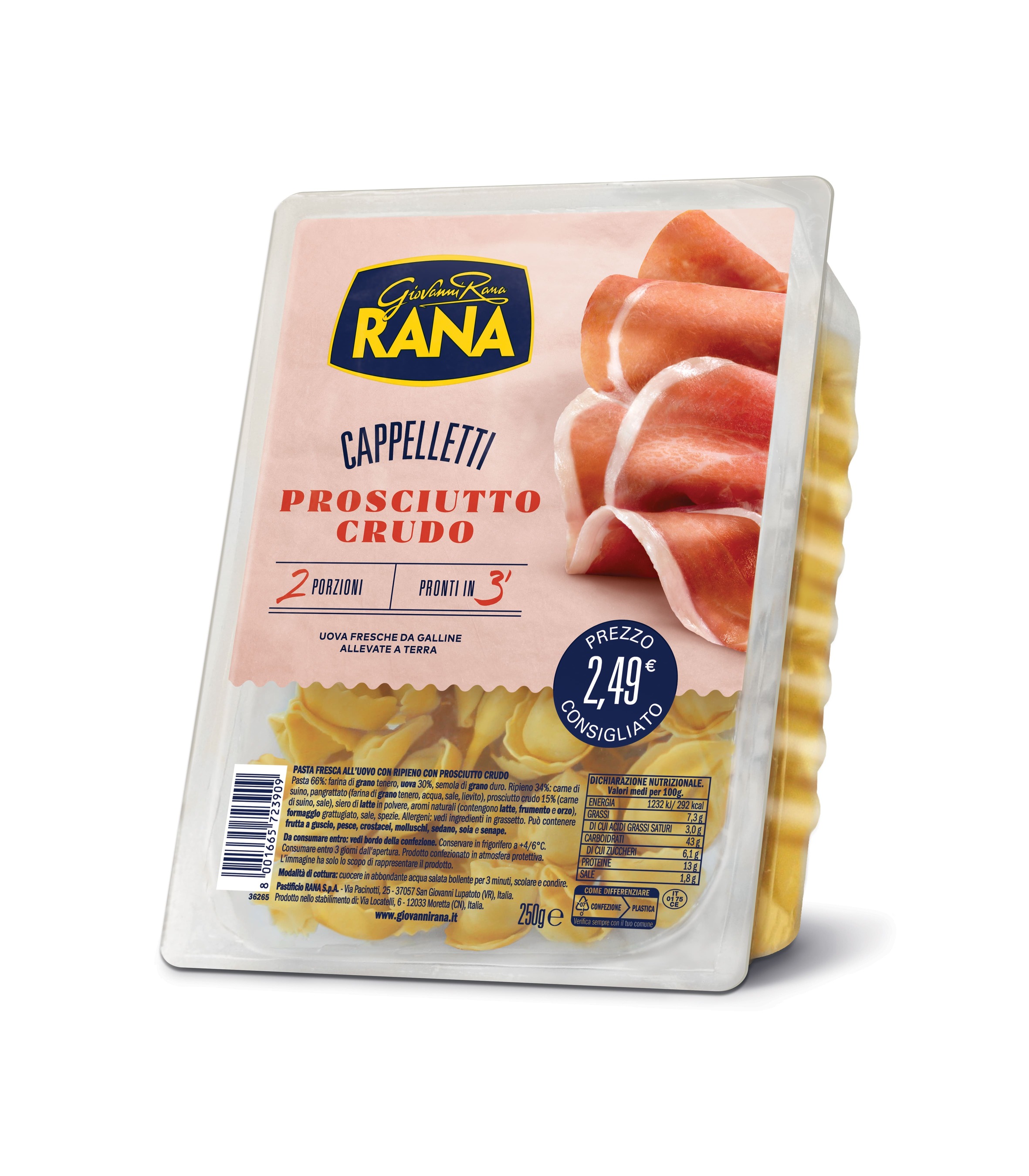 CAPPELLETTI PR. CRUDO g250 N.T