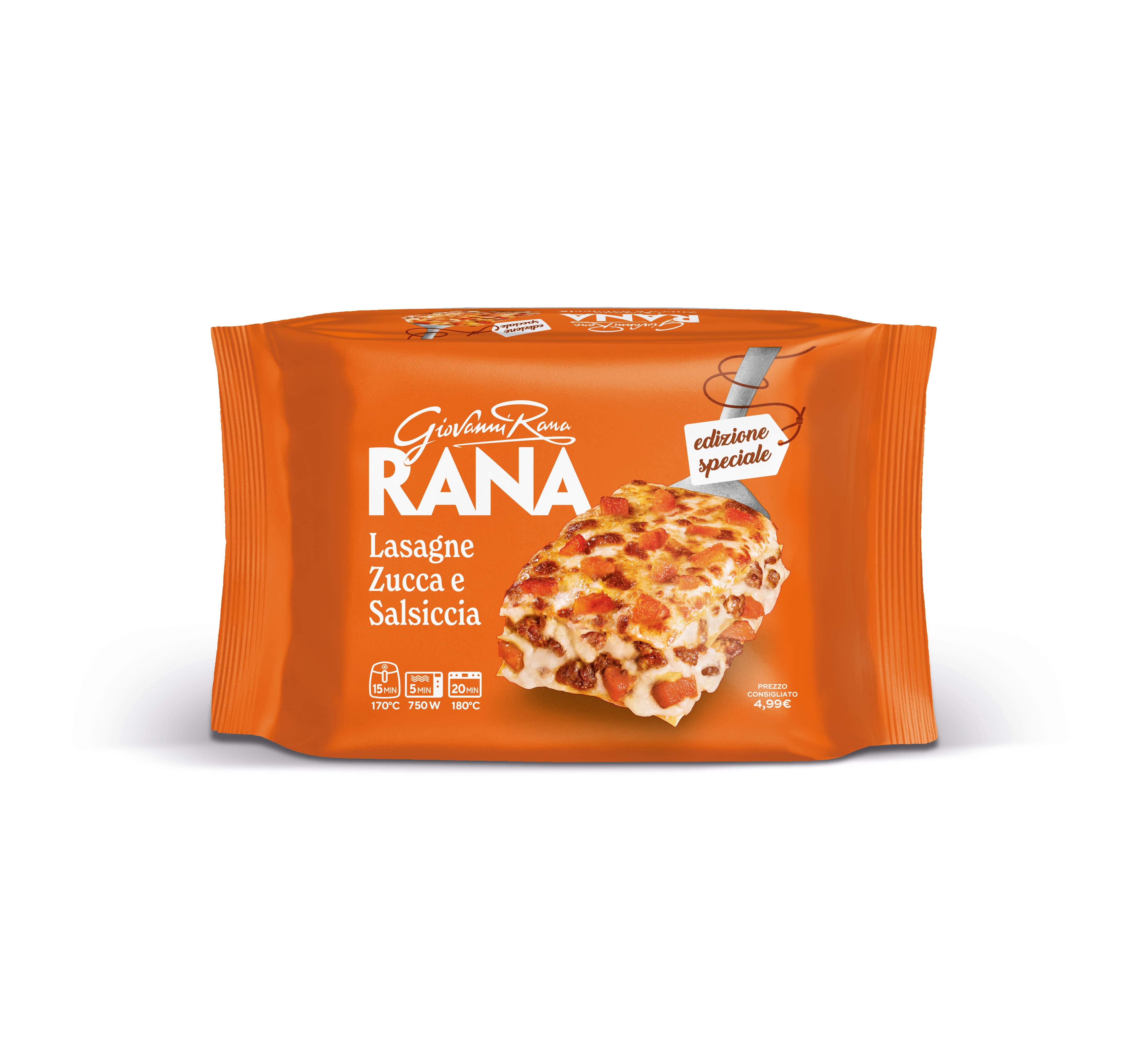 LASAGNE ZUCCA E SALSICCIA g350
