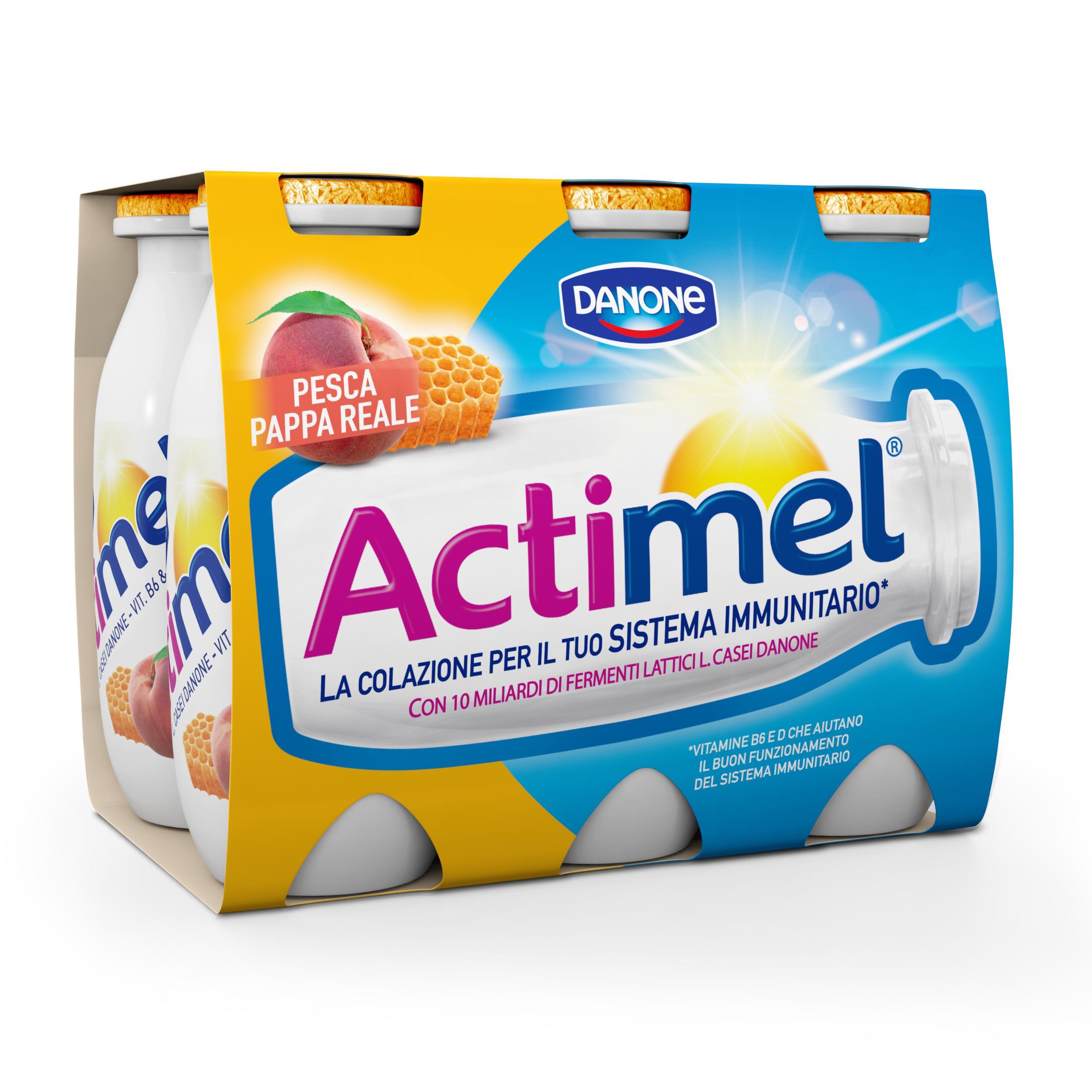 ACTIMEL PESCA/PAPPA REALE g100*6