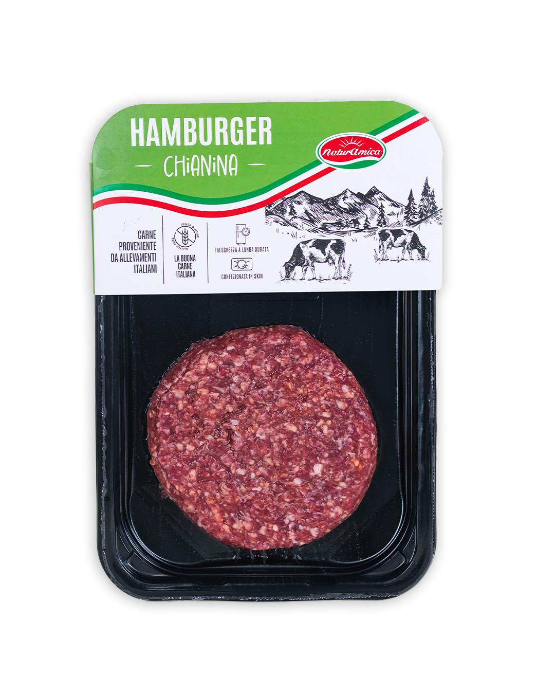 HAMBURGER CHIANINA x 1 Skin g200