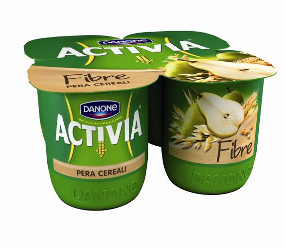 ACTIVIA FIBRE PERA/CEREALI g125*4