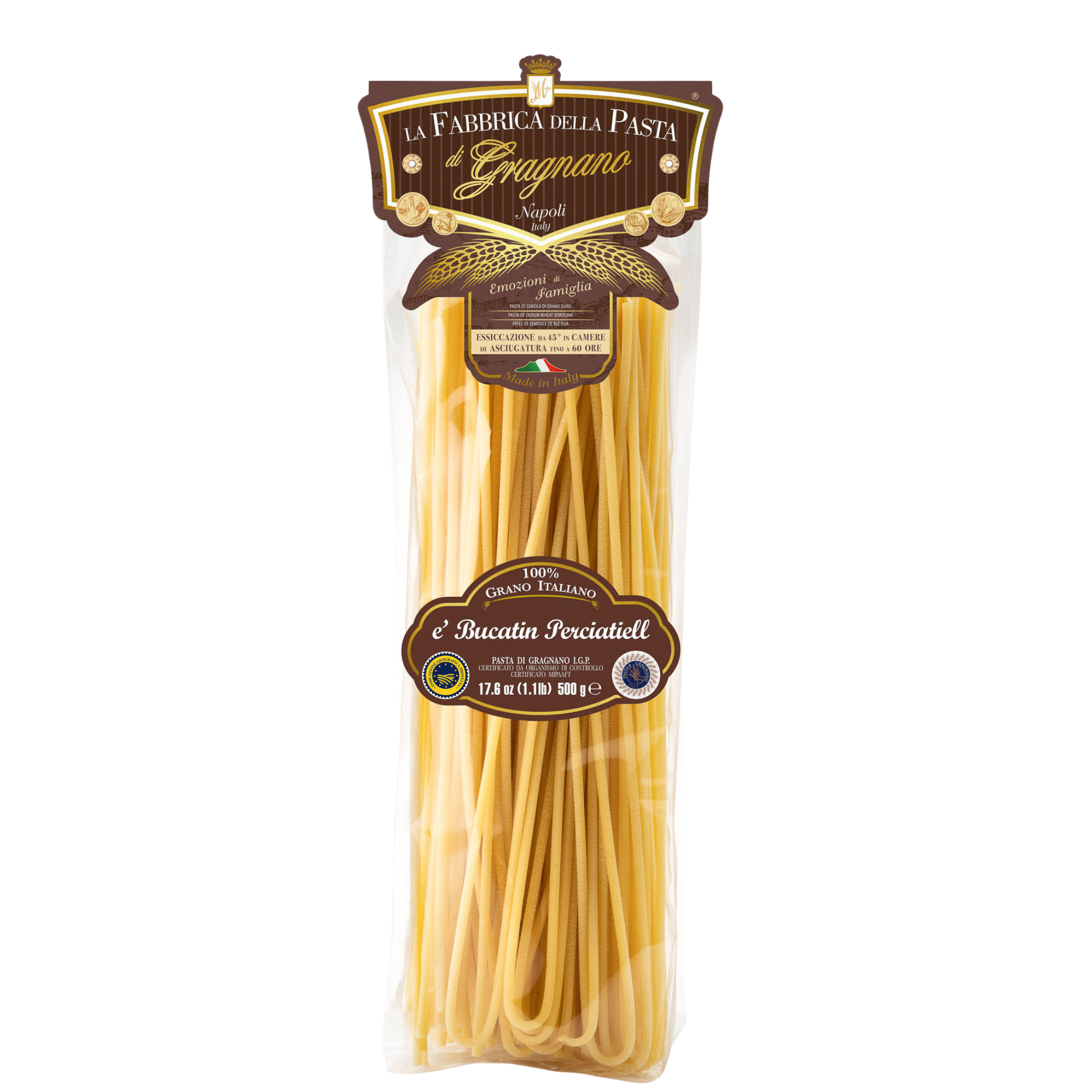 "E BUCATINI "E PERCIATIELL gr.500