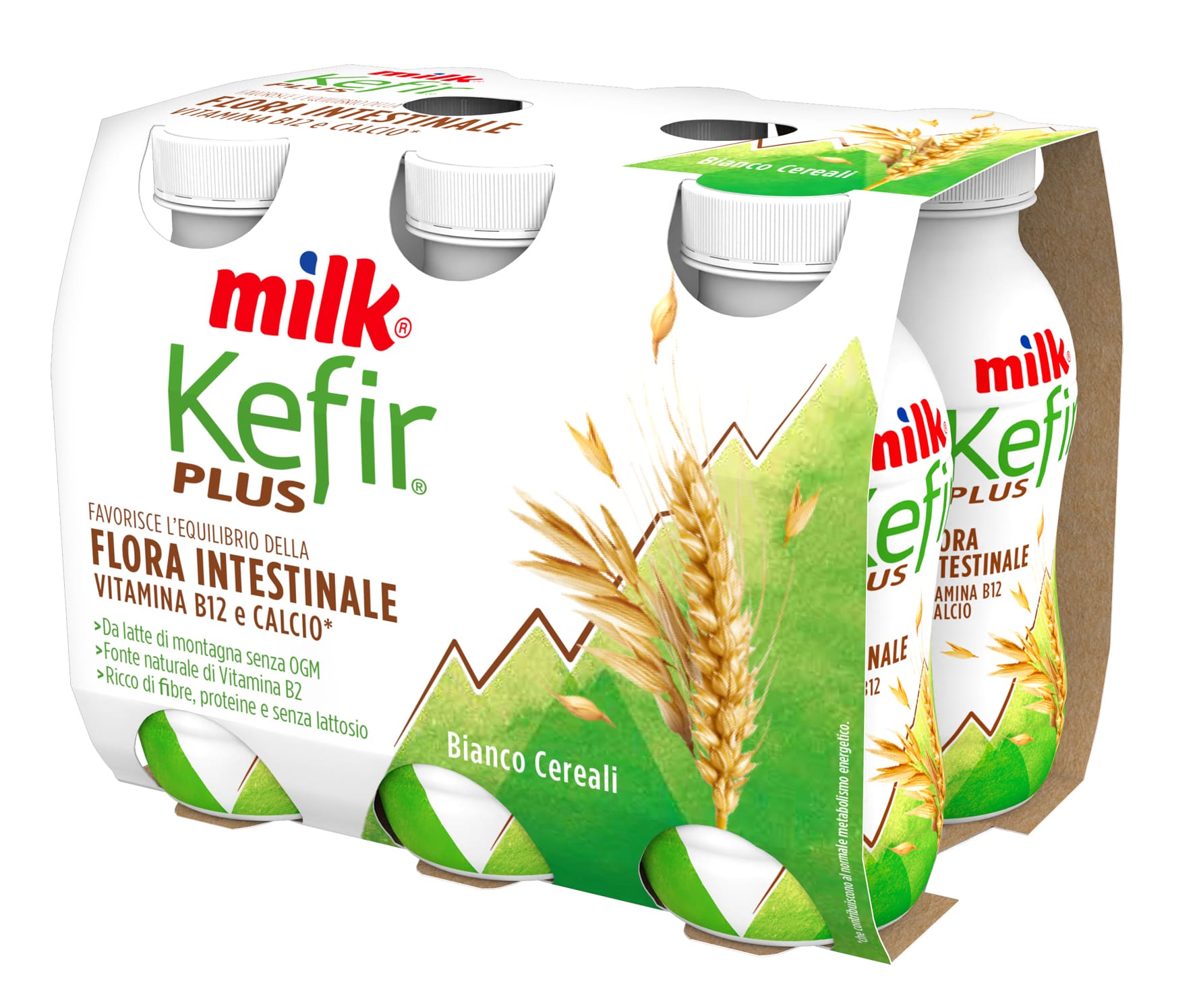 KEFIR PLUS BIANCO/CER. g100*6 MILK