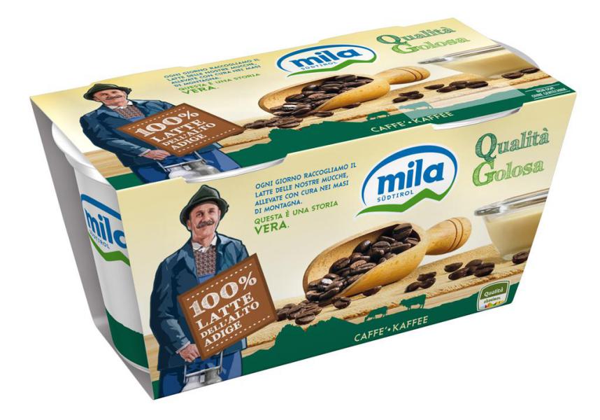 YOGURT CAFFE' INTERO g125X2  MILA