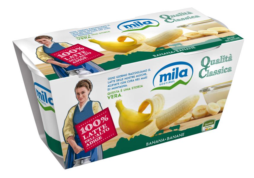 YOGURT BANANA INTERO g125X2  MILA