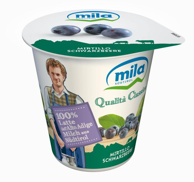 YOG MIRTILLO NERO 125g MILA