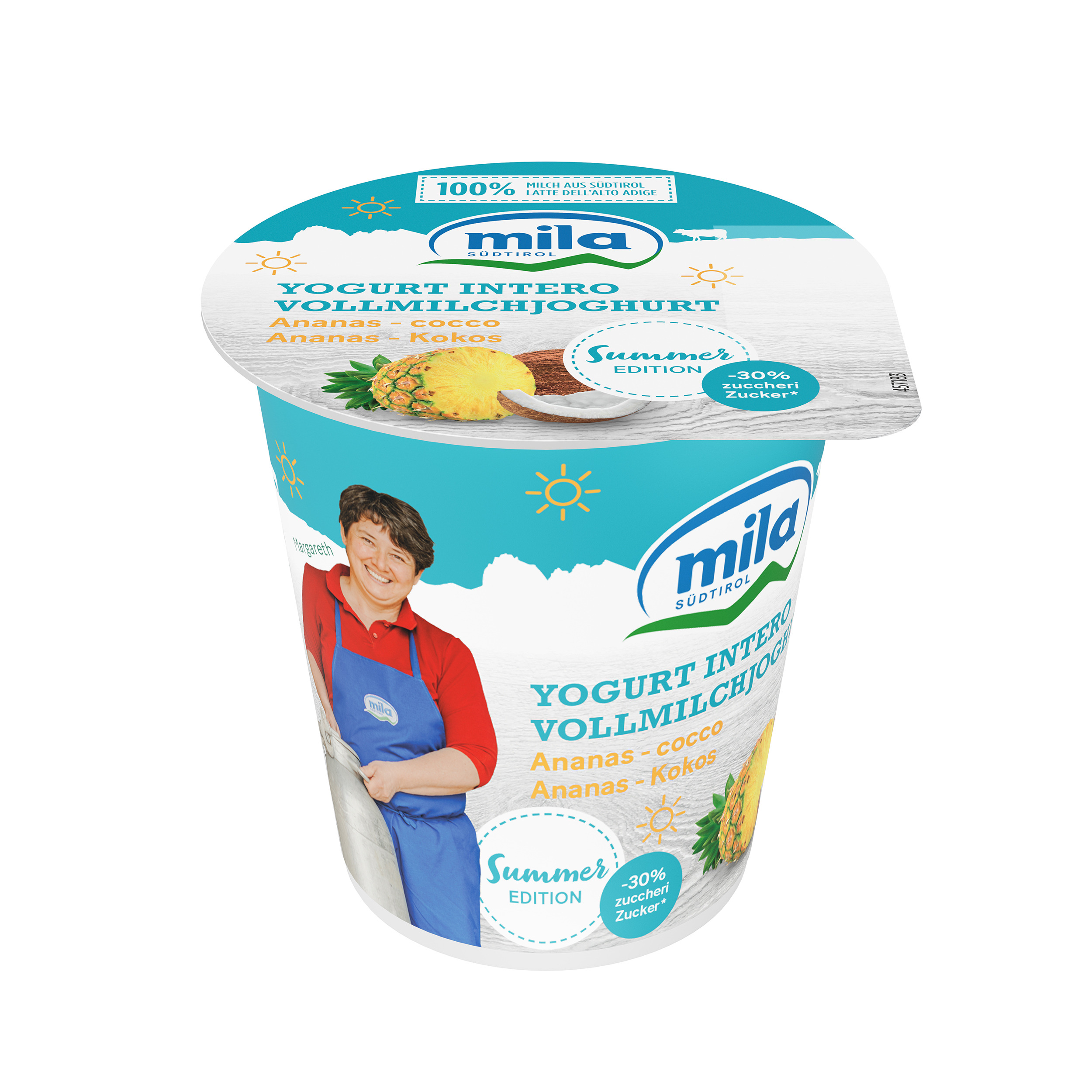 YOG. ANANAS - COCCO 125g MILA