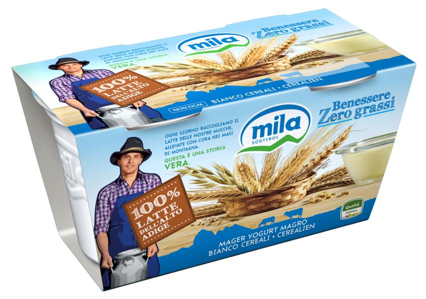 YOG MG BIANCO/CEREALI gr.125*2 MILA