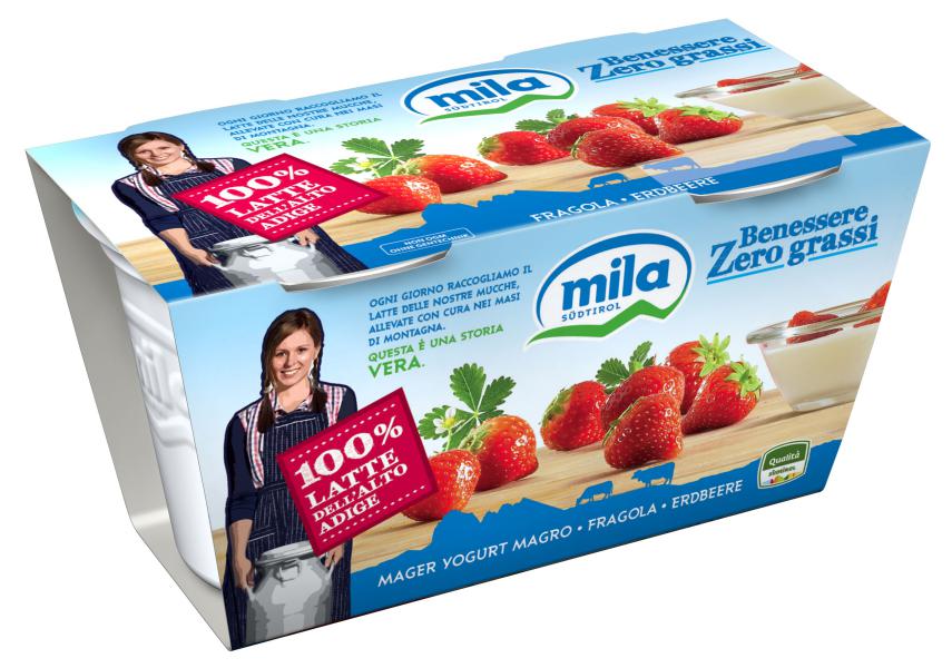 YOG MAGRO FRAGOLA 125X2 MILA