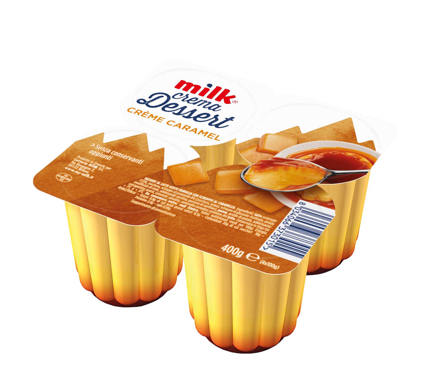 CREME CARAMEL g100*4  MILK