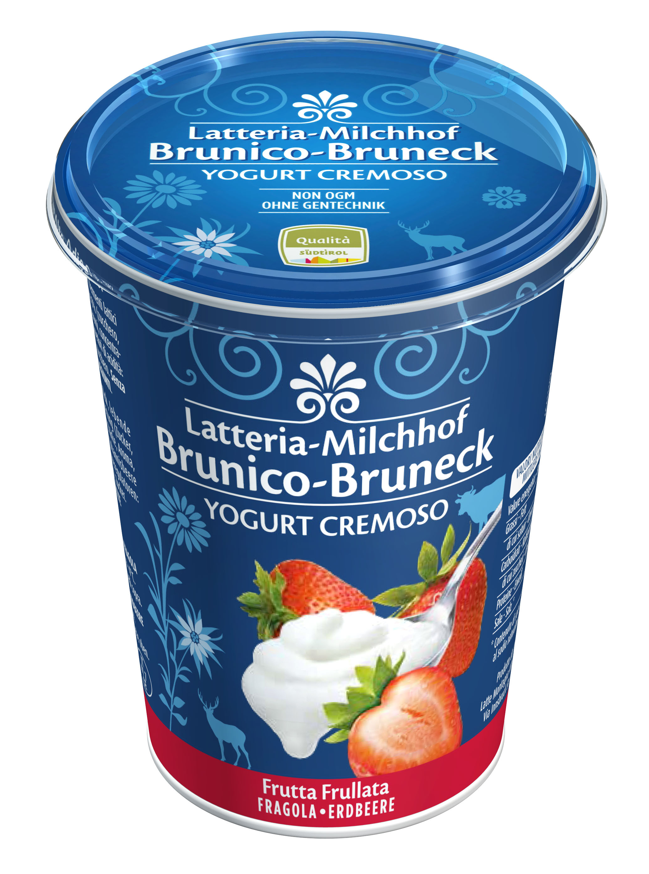 YOG.INTERO FRAGOLA 500g BRUNICO