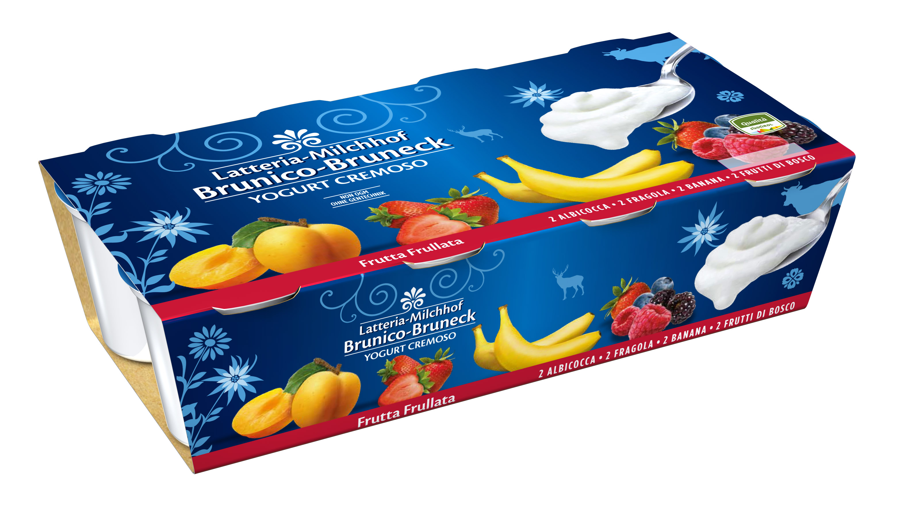 YOG.INT.FRUTTA MISTA g125x8 BRUNICO