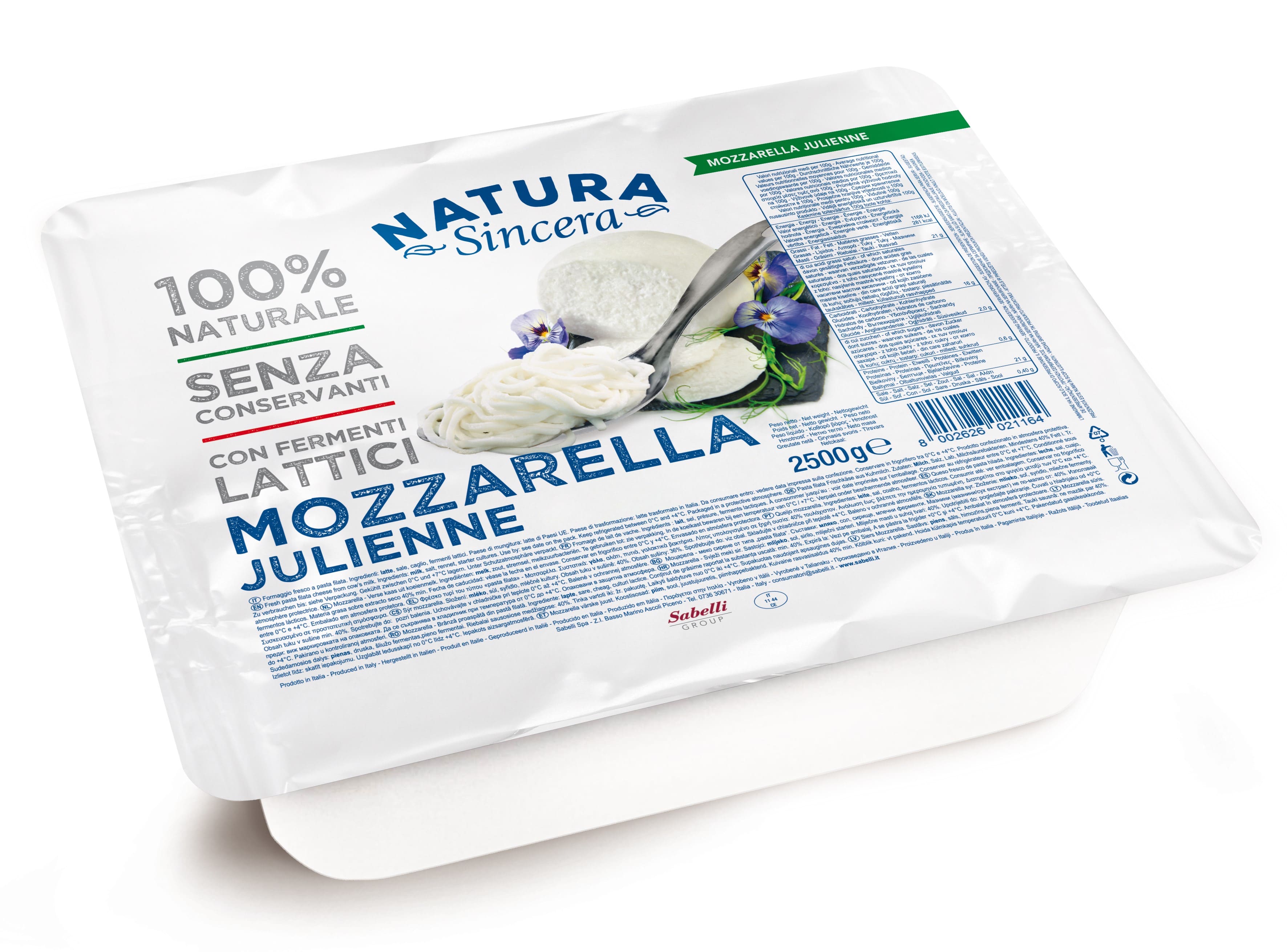 MOZZ. JULIENNE NATURA SINCERA kg2,5