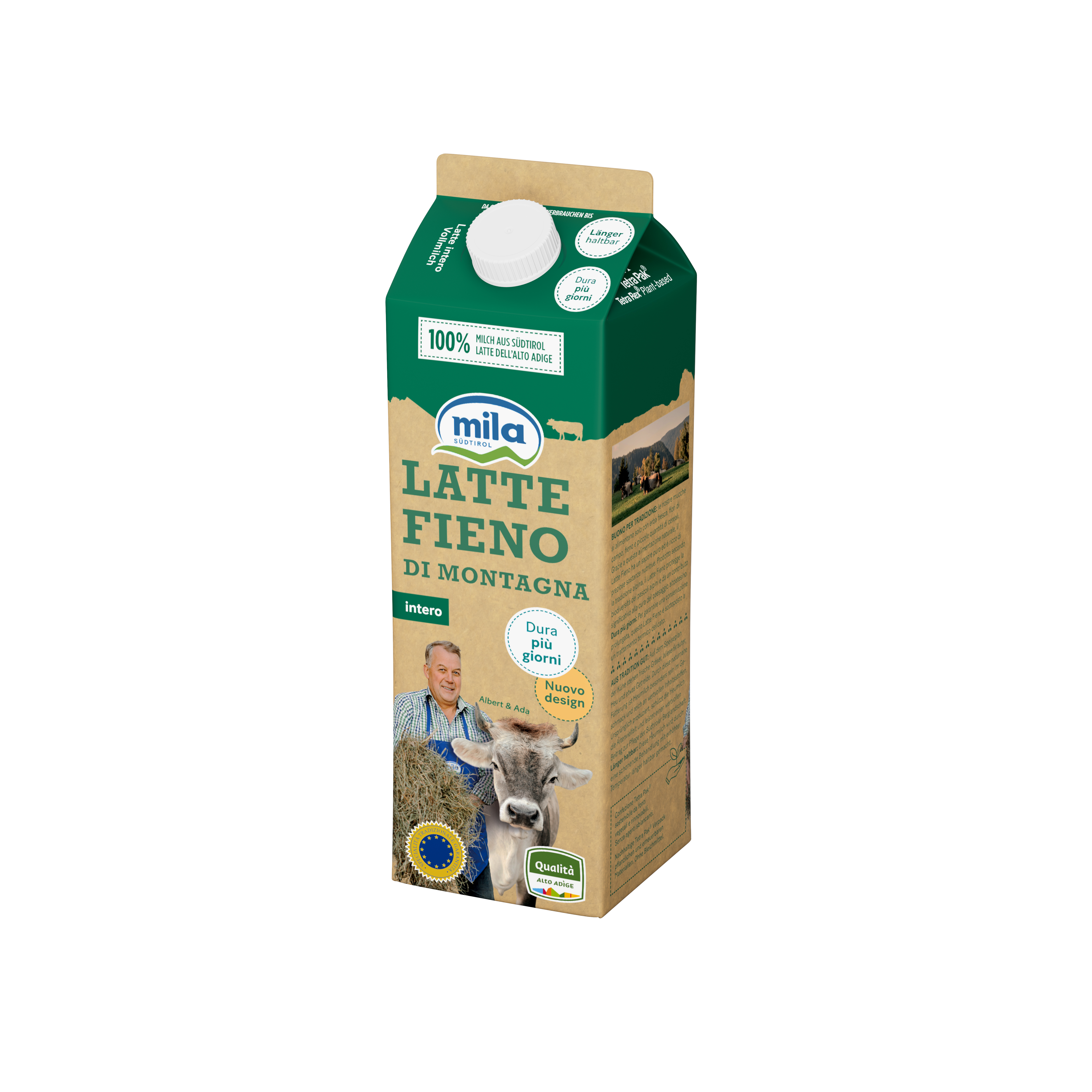 LATTE FIENO ESL INTERO 1LT MILA