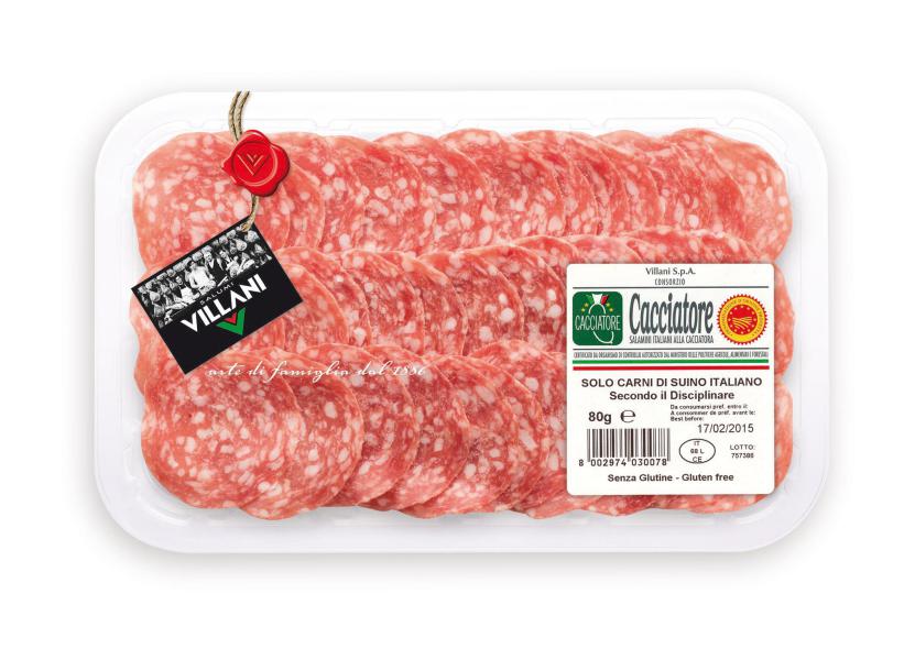 SALAME CACCIATORE DOP gr.80 VILLANI