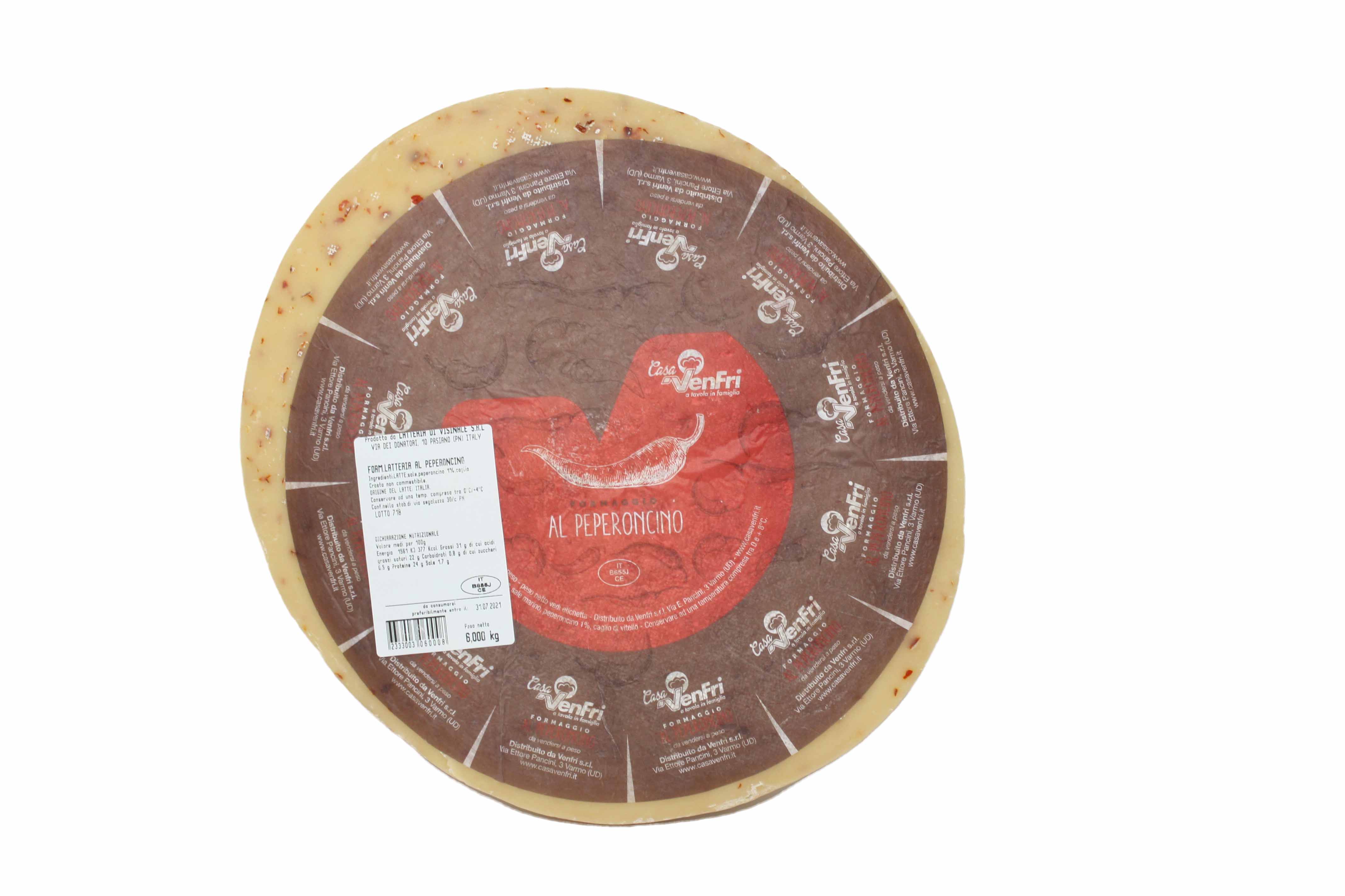 LATTERIA AL PEPERONCINO 30gg CASA V