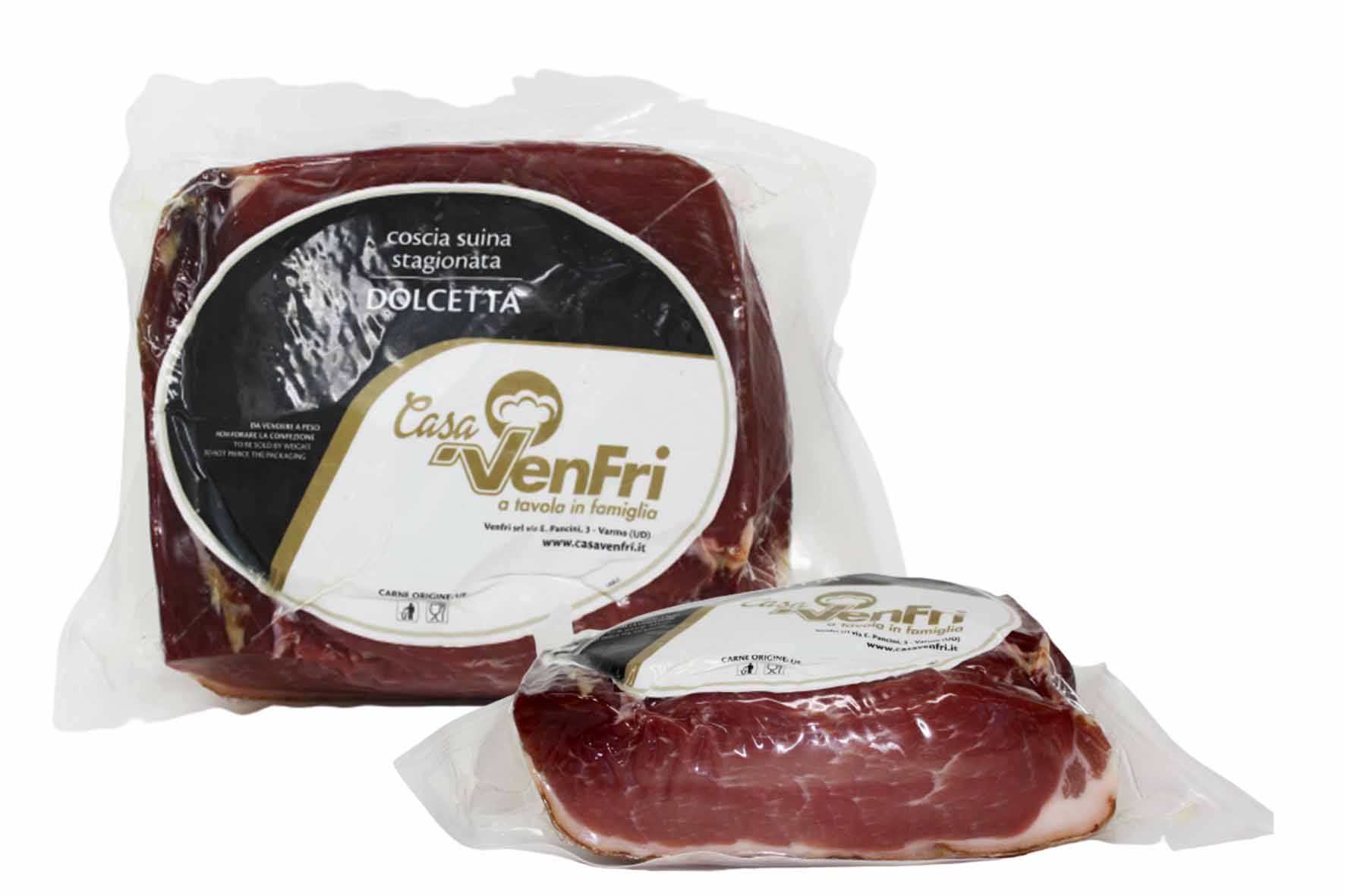 CRUDO STAGIONATO "DOLCETTA" 1/2 kg3