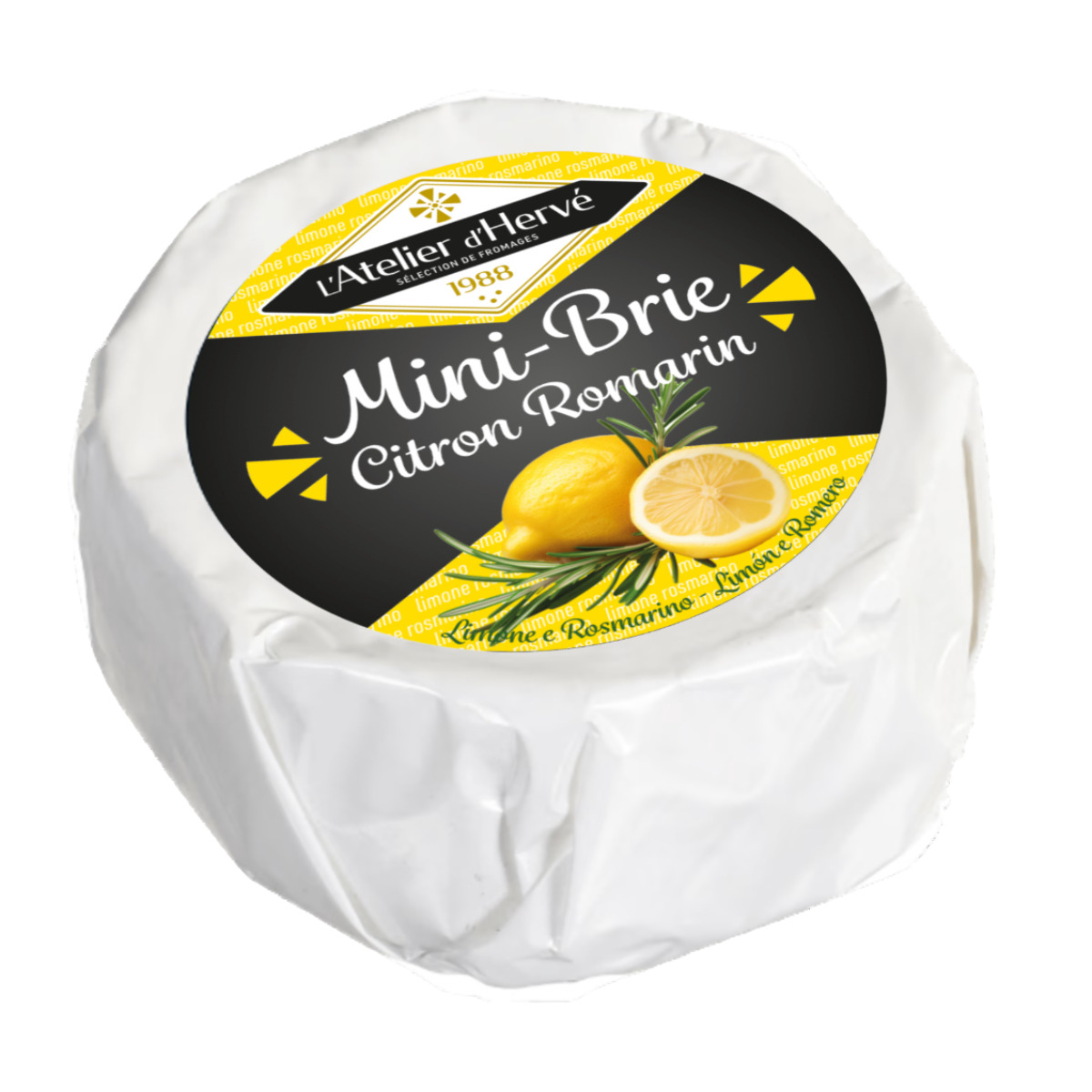MINI BRIE LIMONE E ROSMARINO g135x6