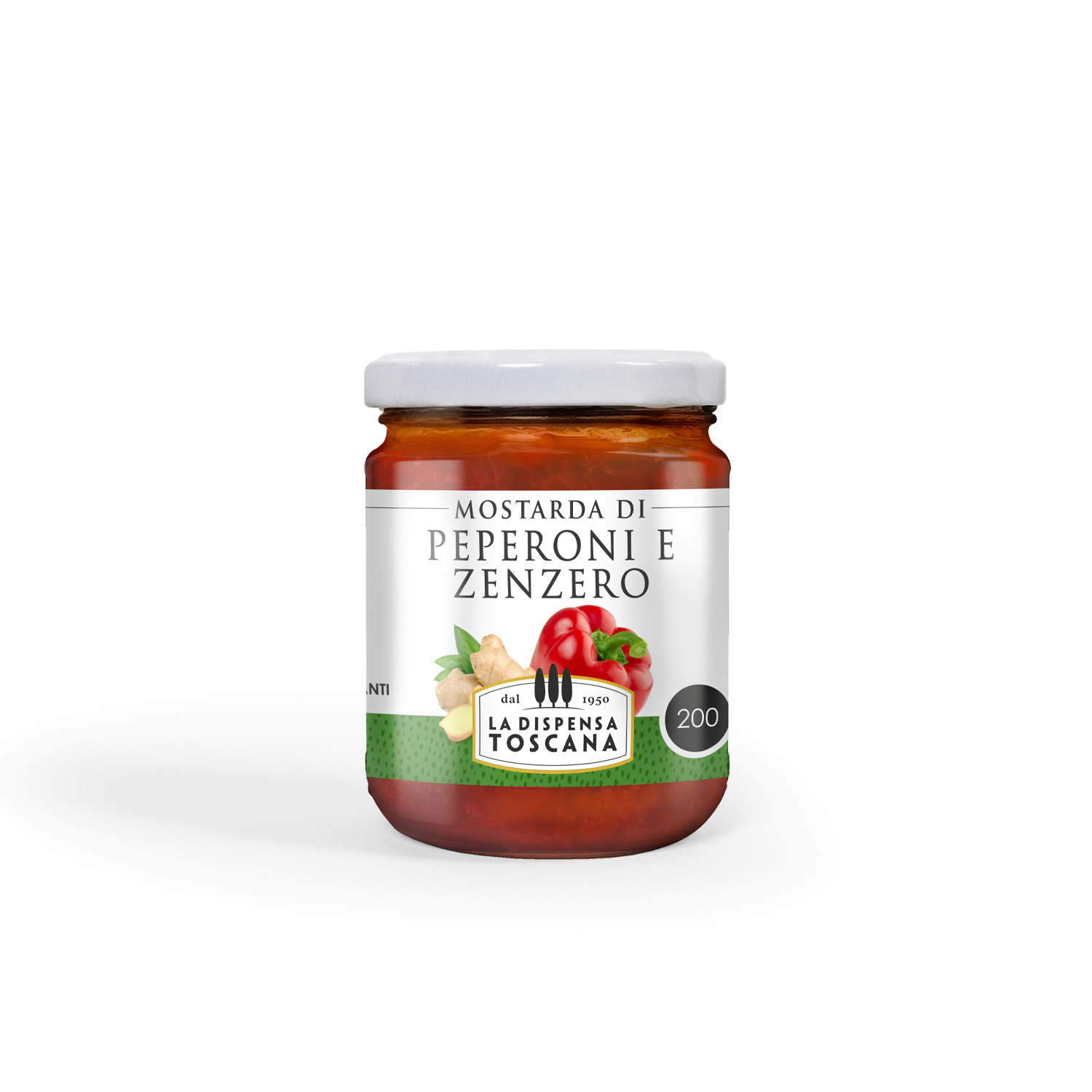 MOSTARDA DI PEPERONI E ZENZERO g200