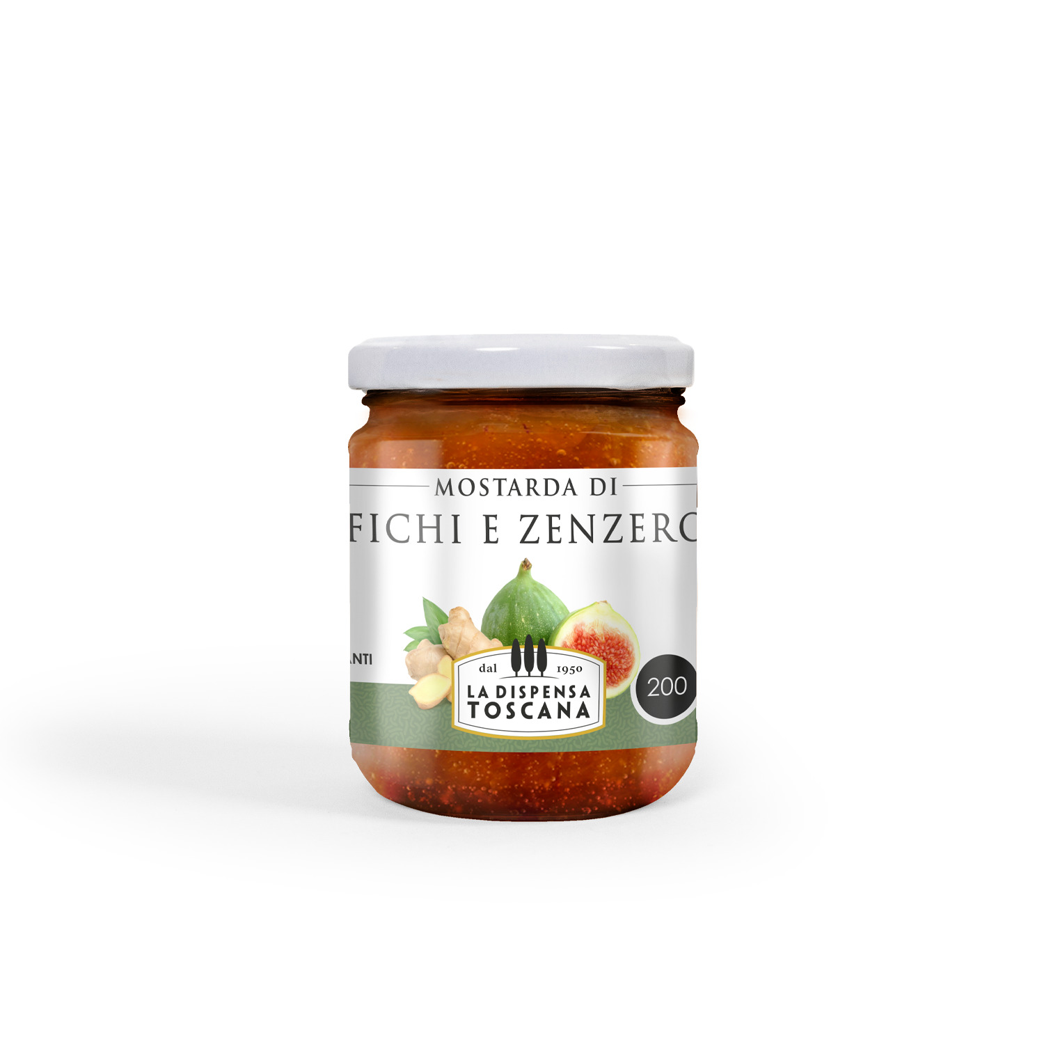 MOSTARDA DI FICHI E ZENZERO g200