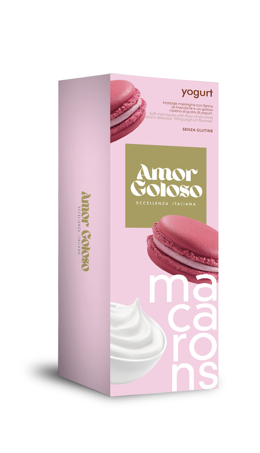 MACARONS YOGURT x3 g42 - rosa