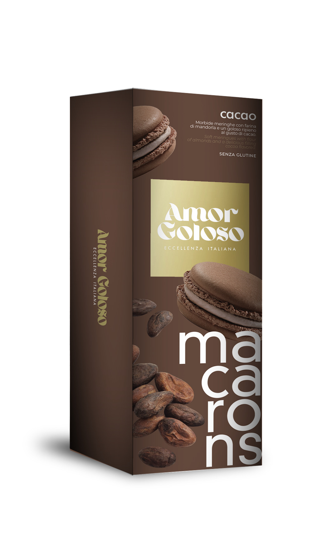 MACARONS CACAO x3 g42 - marrone