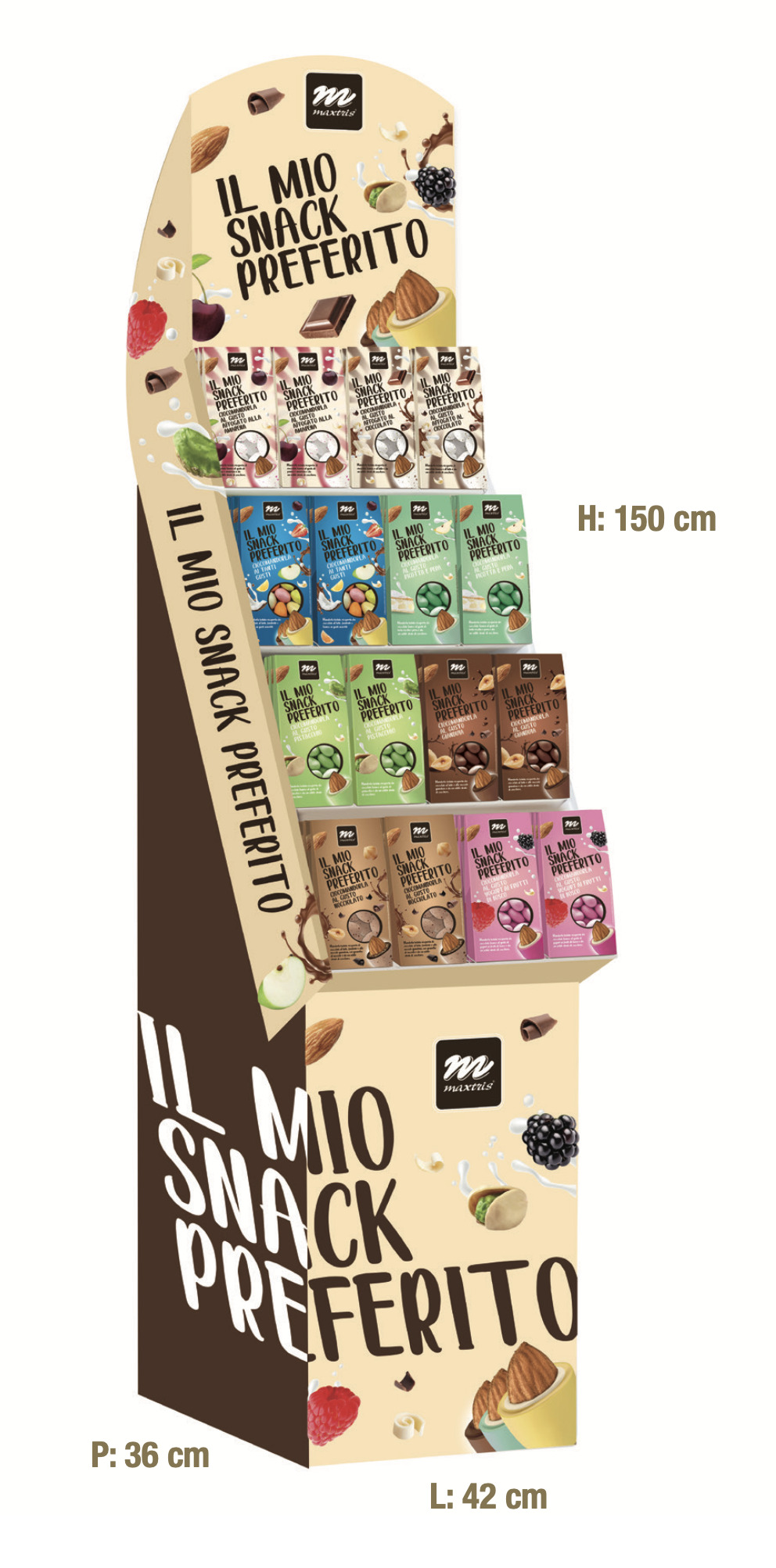 EXPO CONFETTI MAXTRIS ASS. 96pz