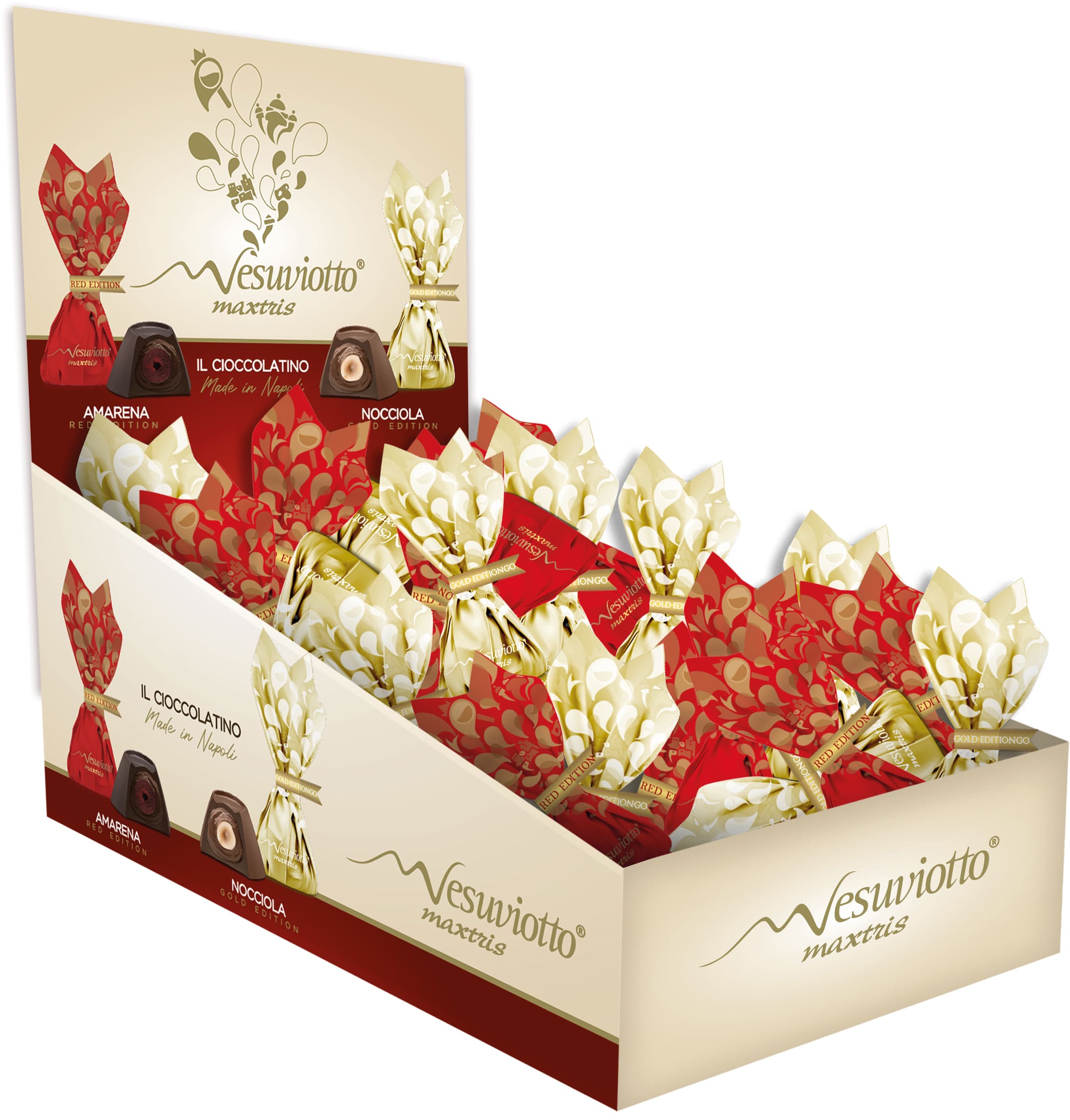 BOX VESUVIOTTO RED-GOLD kg 1
