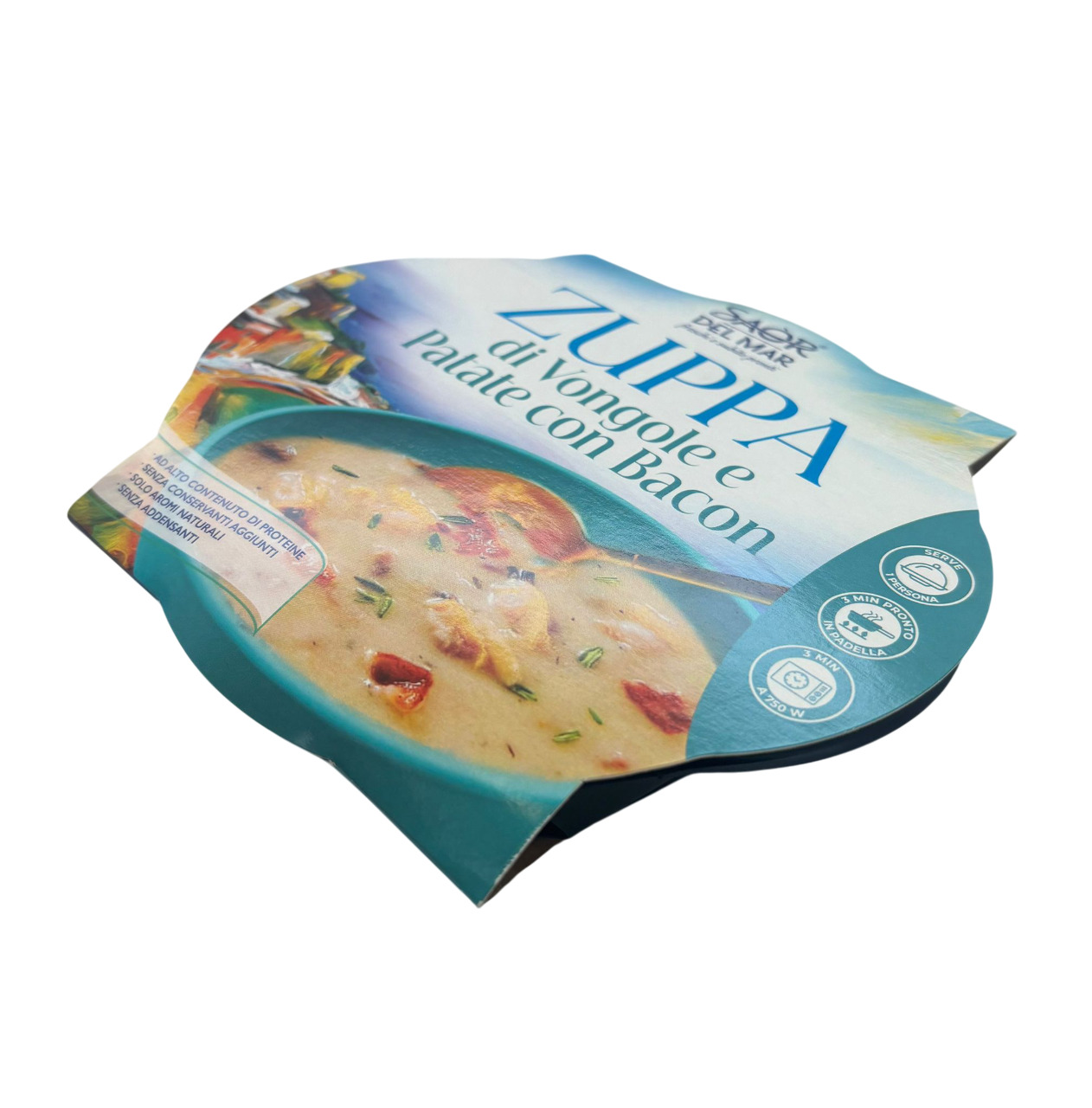 ZUPPA VONGOLE, PATATE E BACON g310