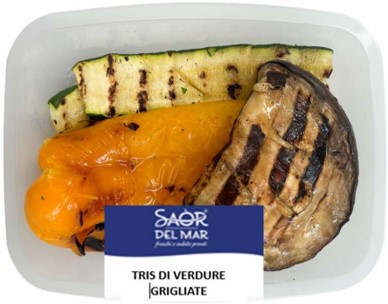 TRIS DI VERDURE GRIGLIATE g200