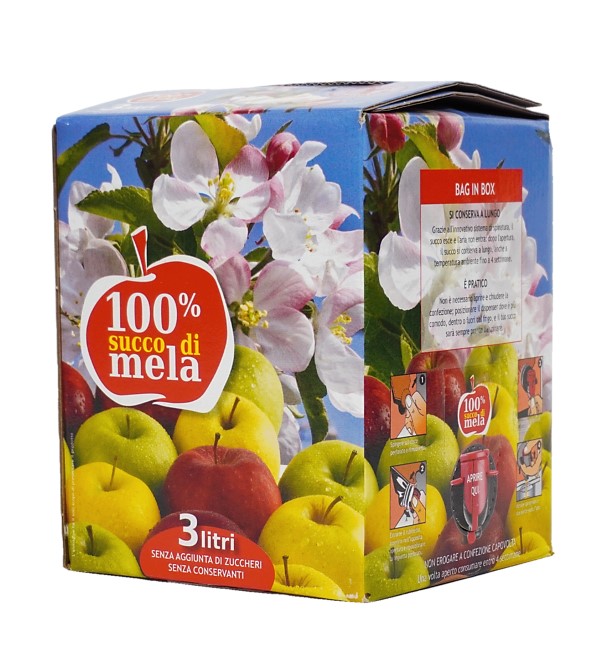 SUCCO MELA 100% LIMPIDO lt 3