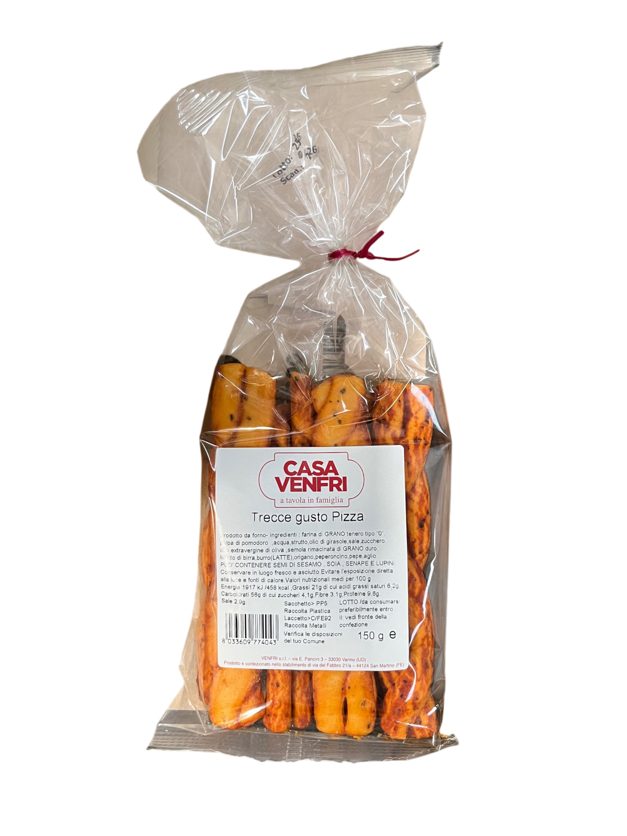 TRECCIA PIZZA g150