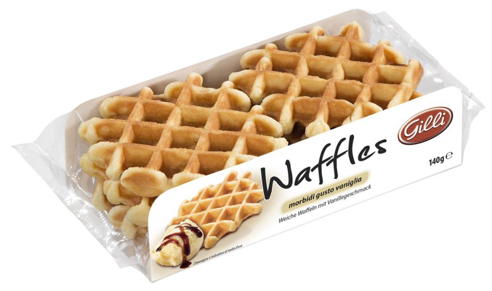 WAFFLES ARTIG.GUSTO VANIGLIA g140
