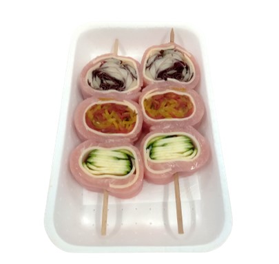 ROLLINI SUINO C/FORM./VERD. g300*4