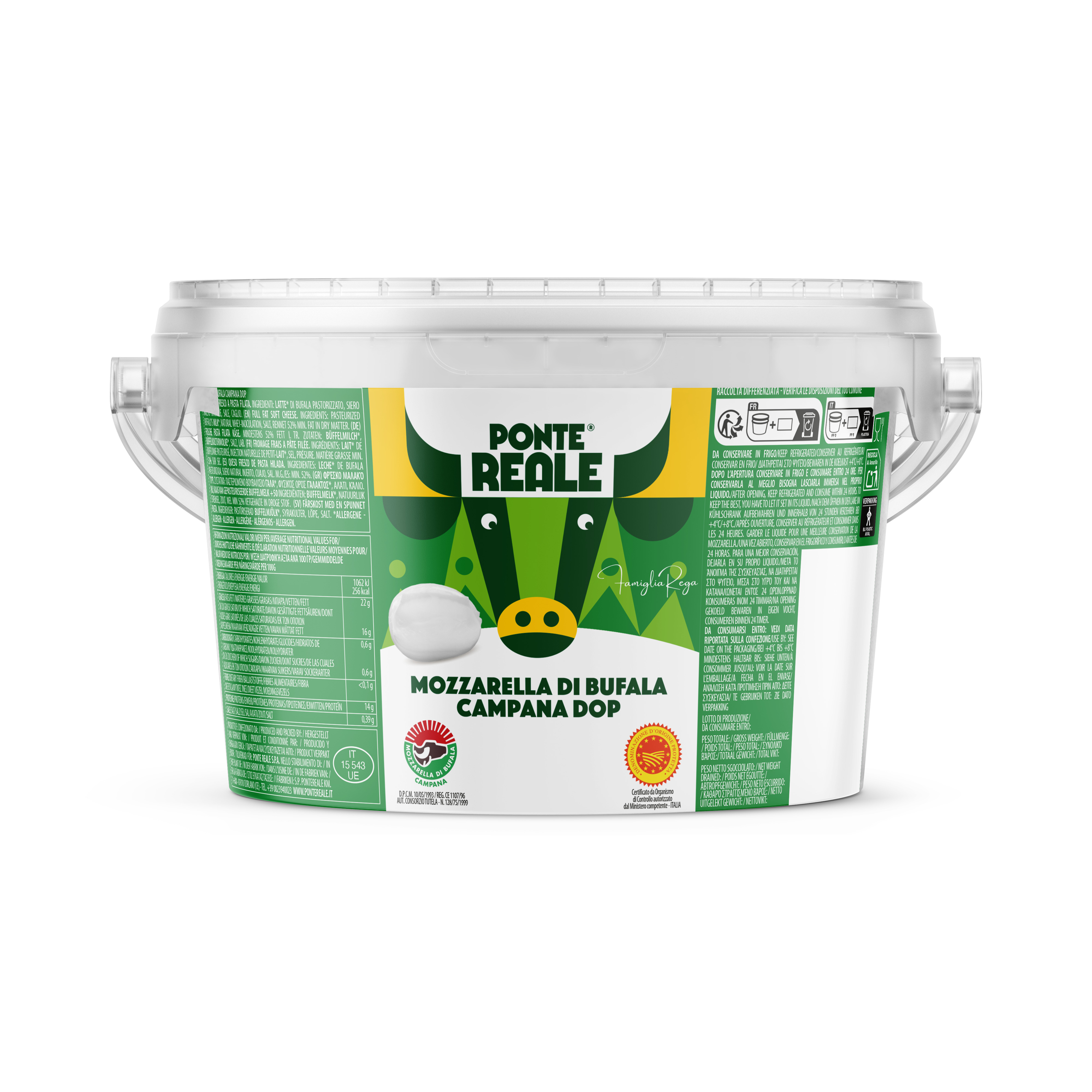 MOZZ. DI BUFALA DOP secchio g200*5