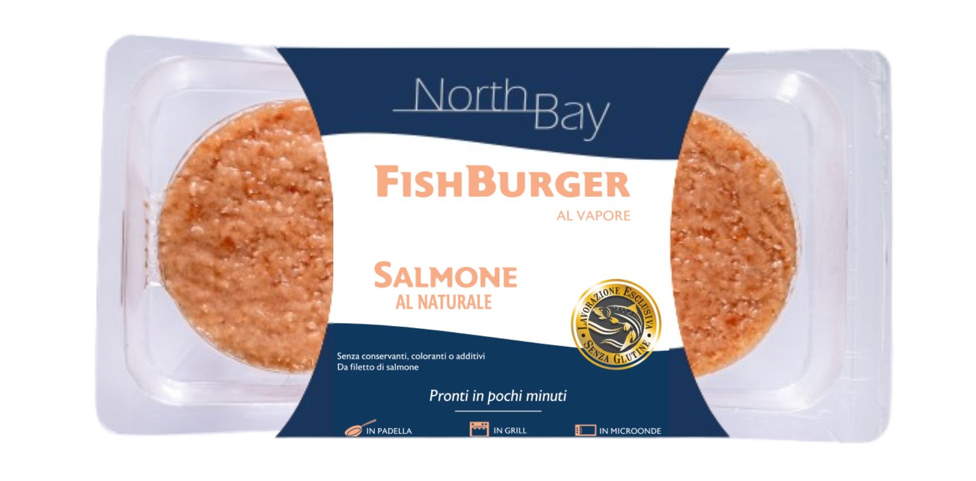 FISHBURGER MERLUZZO AL VAPORE g80*2