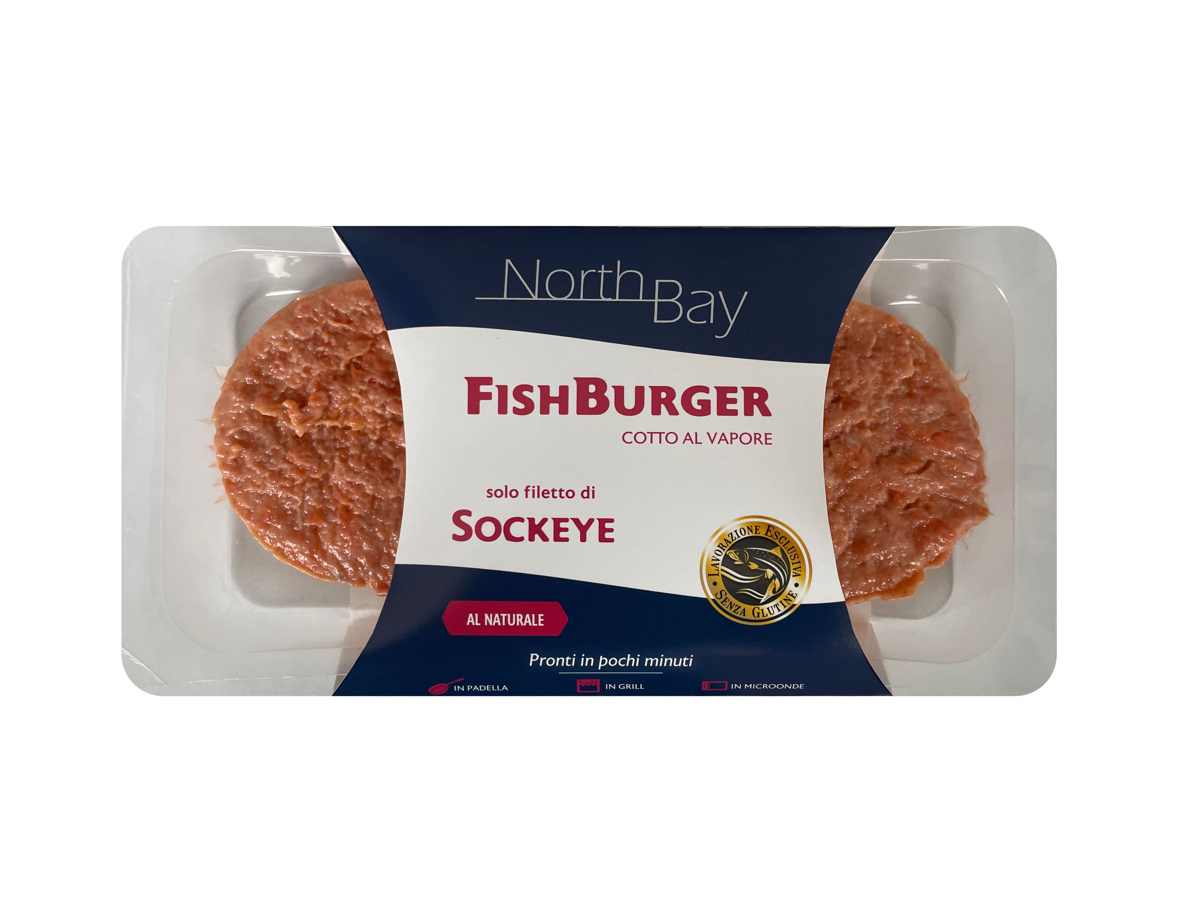 FISHBURGER SALMONE SOCKEYE g80*2