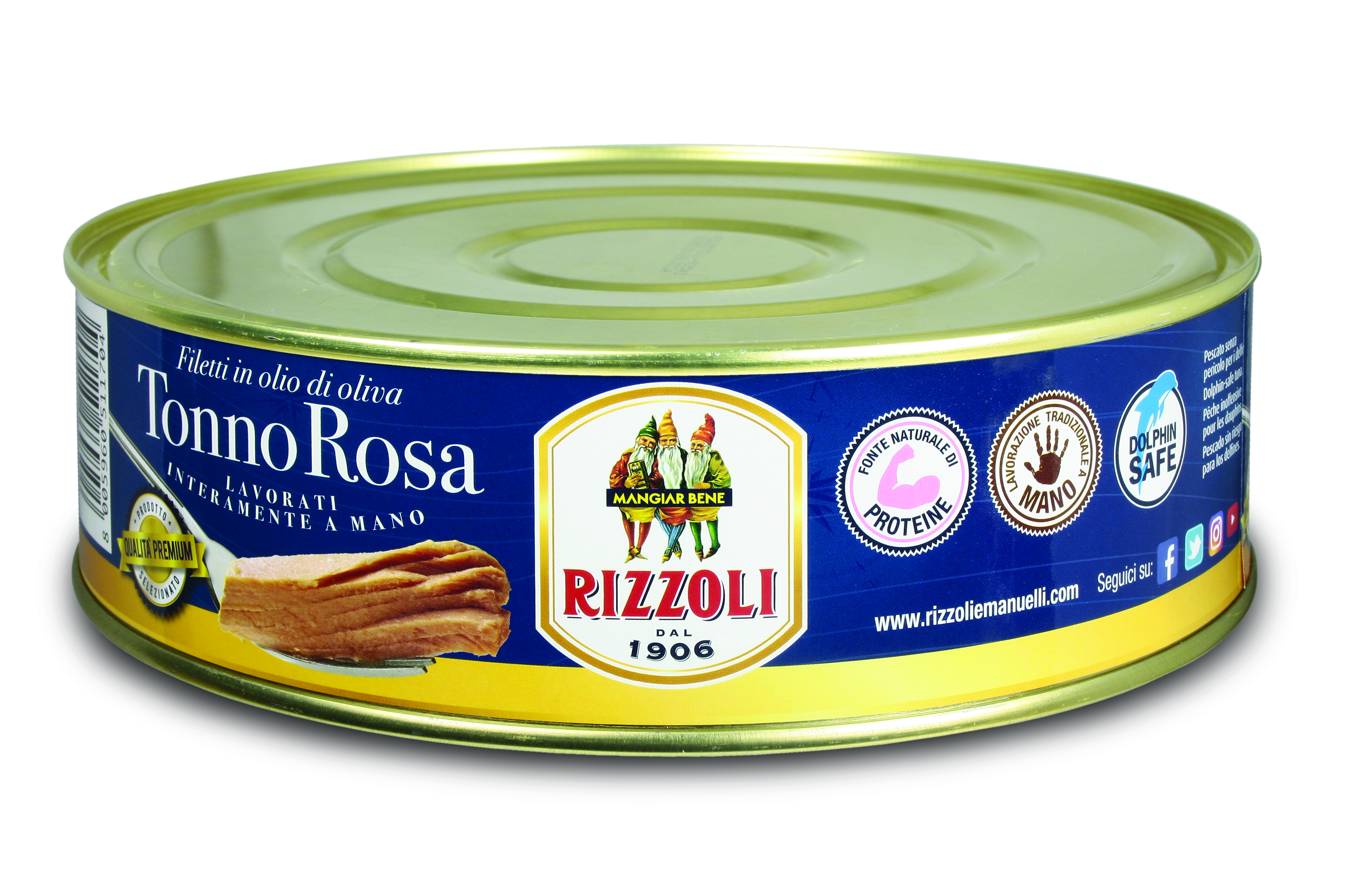 FILETTI TONNO ROSA IN OLIO KG 1,8