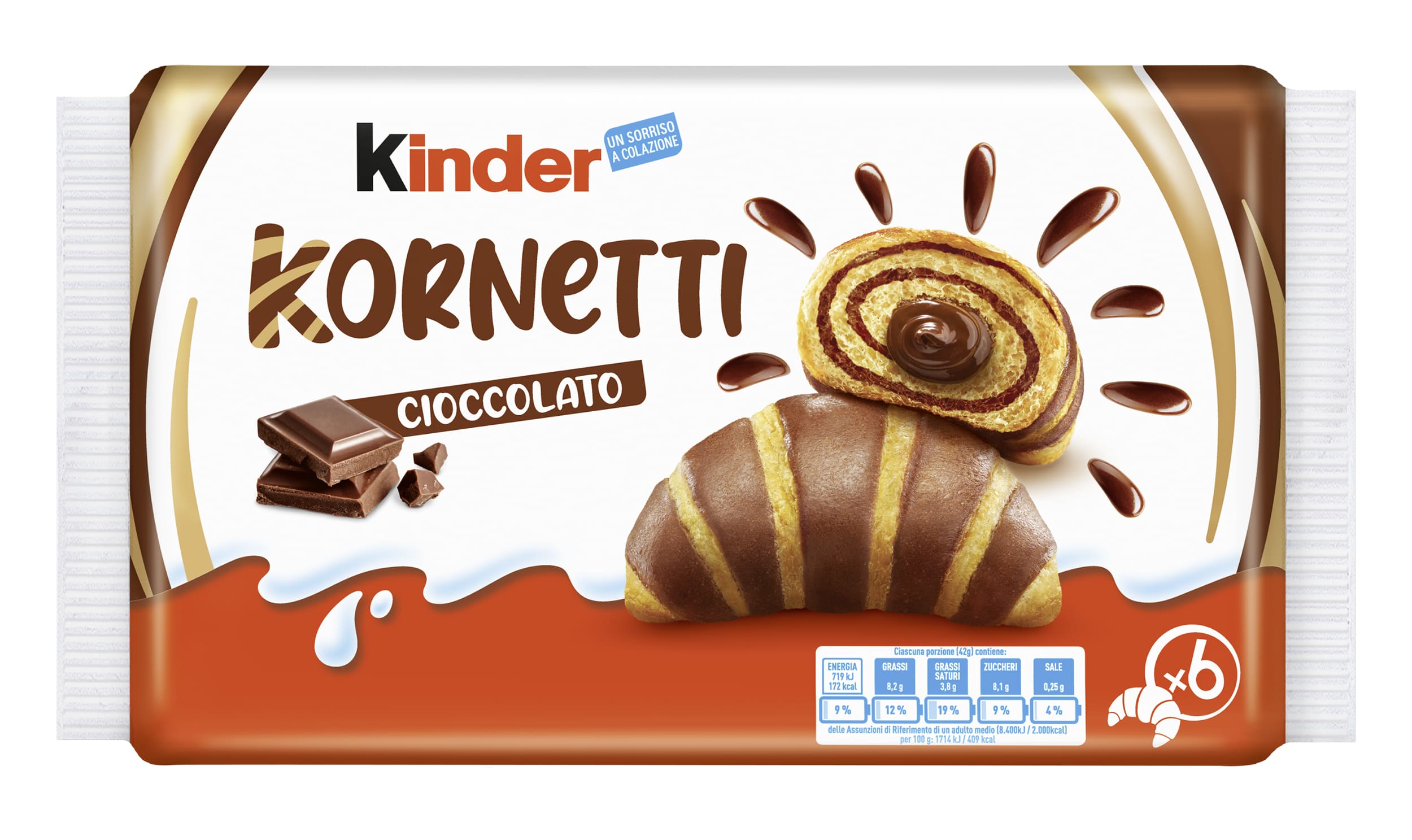 KINDER CORNETTI CIOCCO T6 g252 (A)