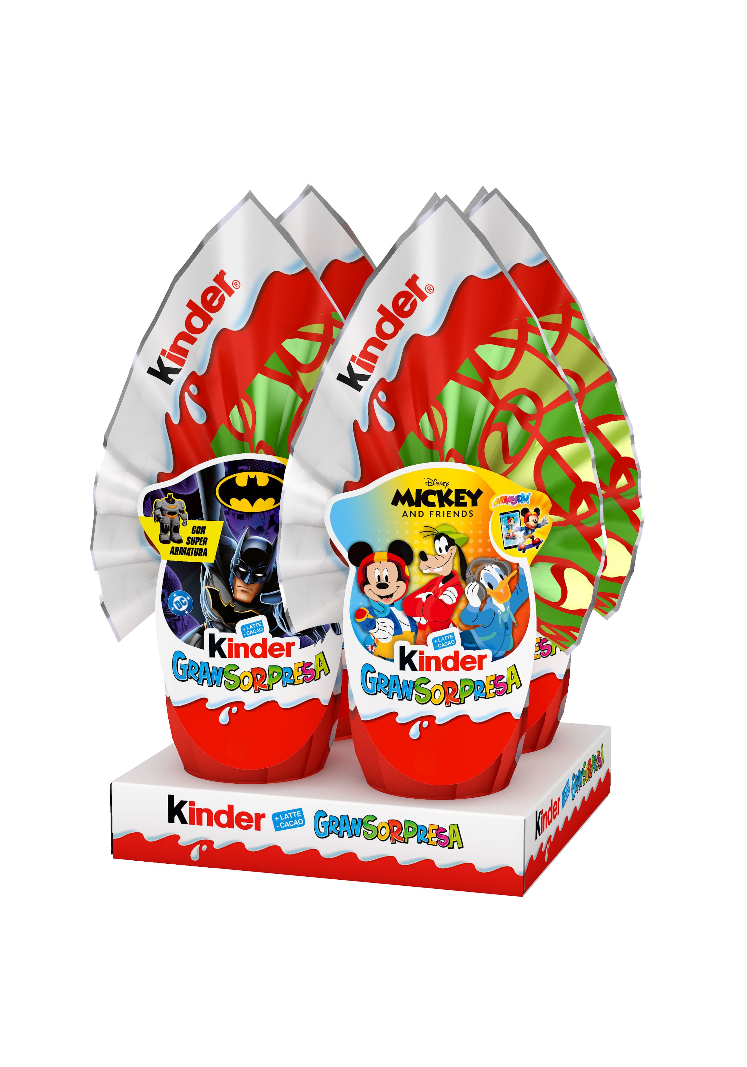 KINDER G.S. T3x4 BATMAN/MICKEY M.