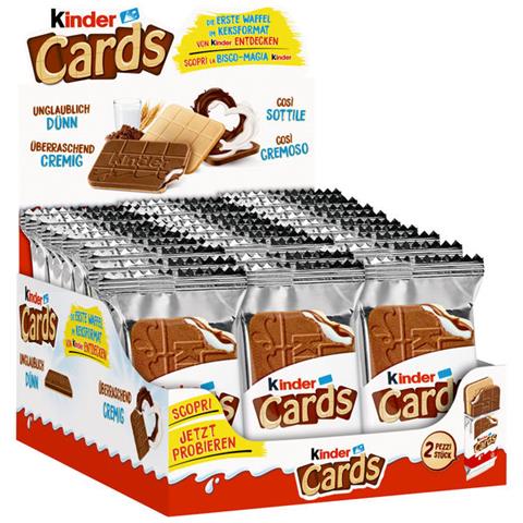 KINDER CARDS T2 g25,6x30pz DISPLAY